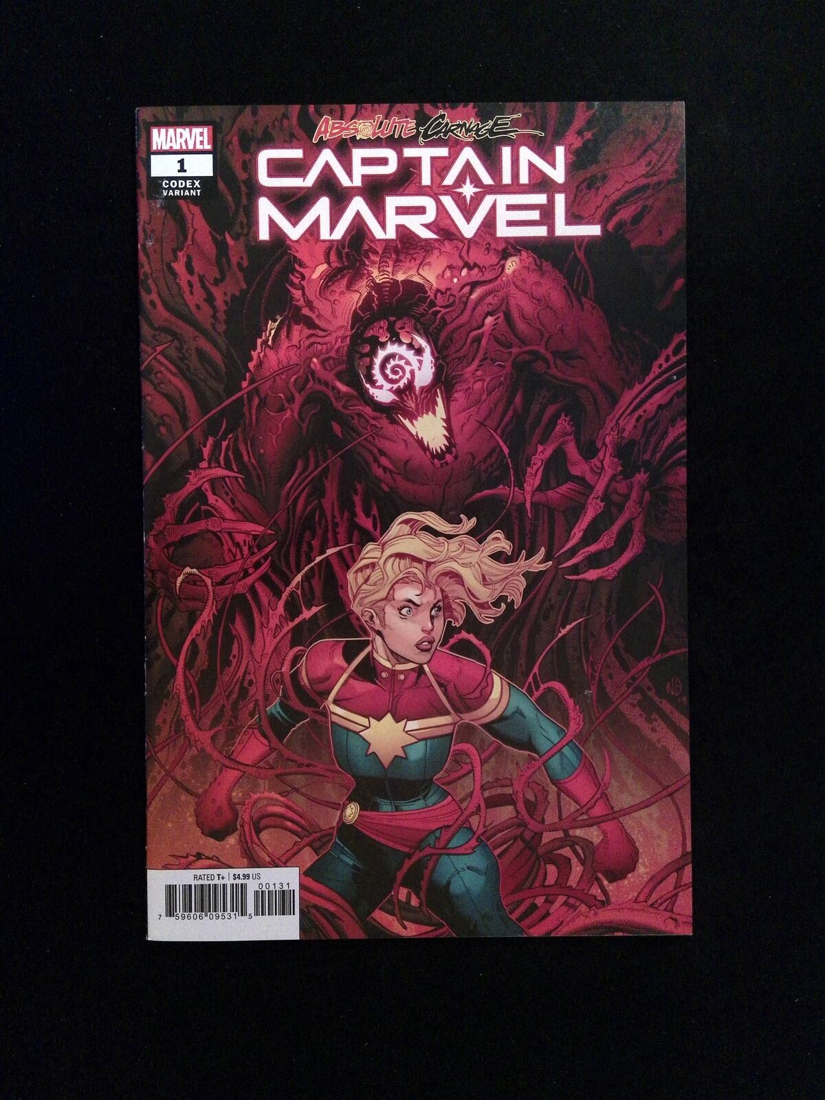 Absolute Carnage Captain Marvel #1B MARVEL Comics 2020 VF+ BRADSHAW VARIANT