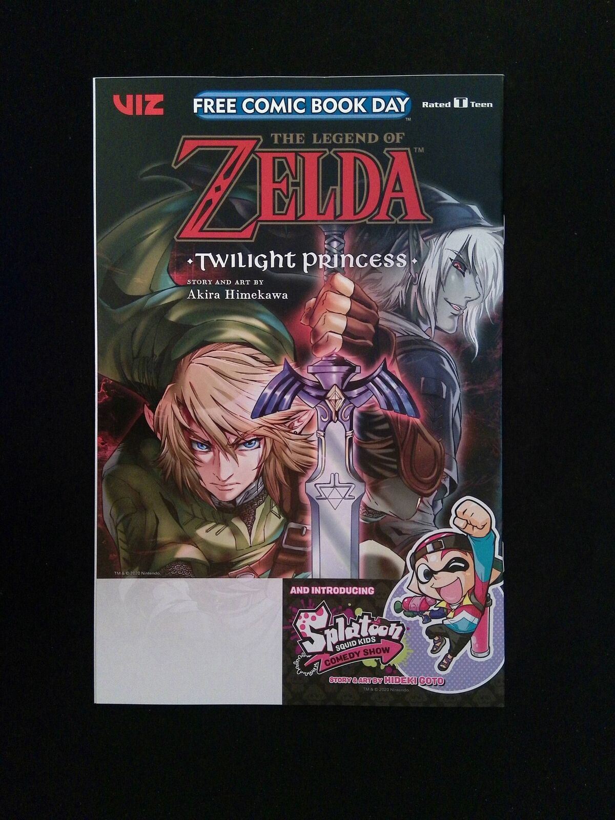 Legend Of Zelda Twilight Princess/Splatoon Squid Kids FCBD #2020 VIZ 2020 NM