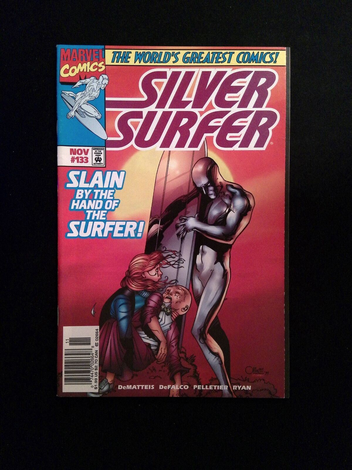 Silver Surfer #133 (2ND SERIES) MARVEL Comics 1997 VF+ NEWSSTAND
