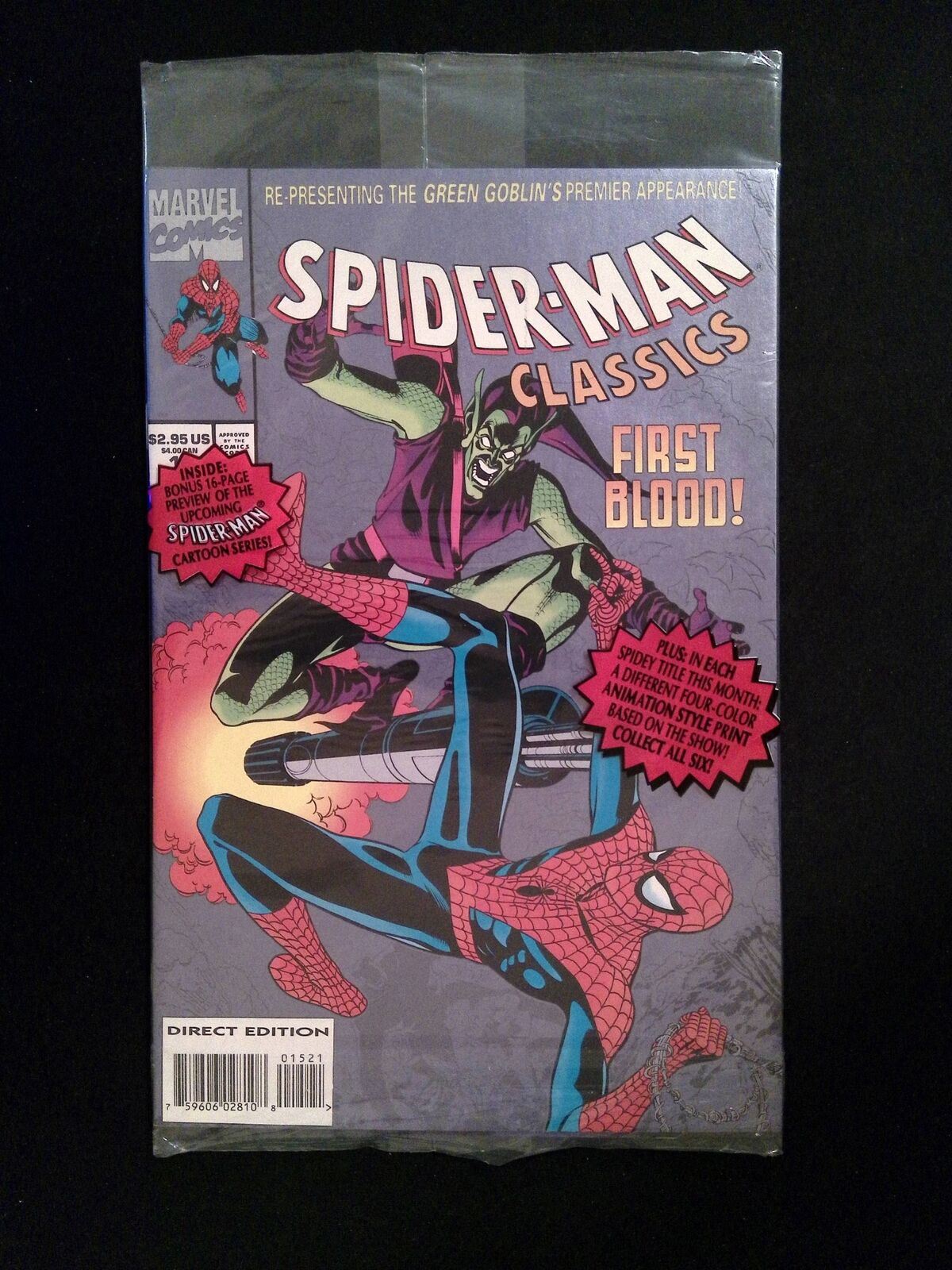 Spider-Man Classics #15P MARVEL Comics 1994 NM- Sprouse and Smith Variant