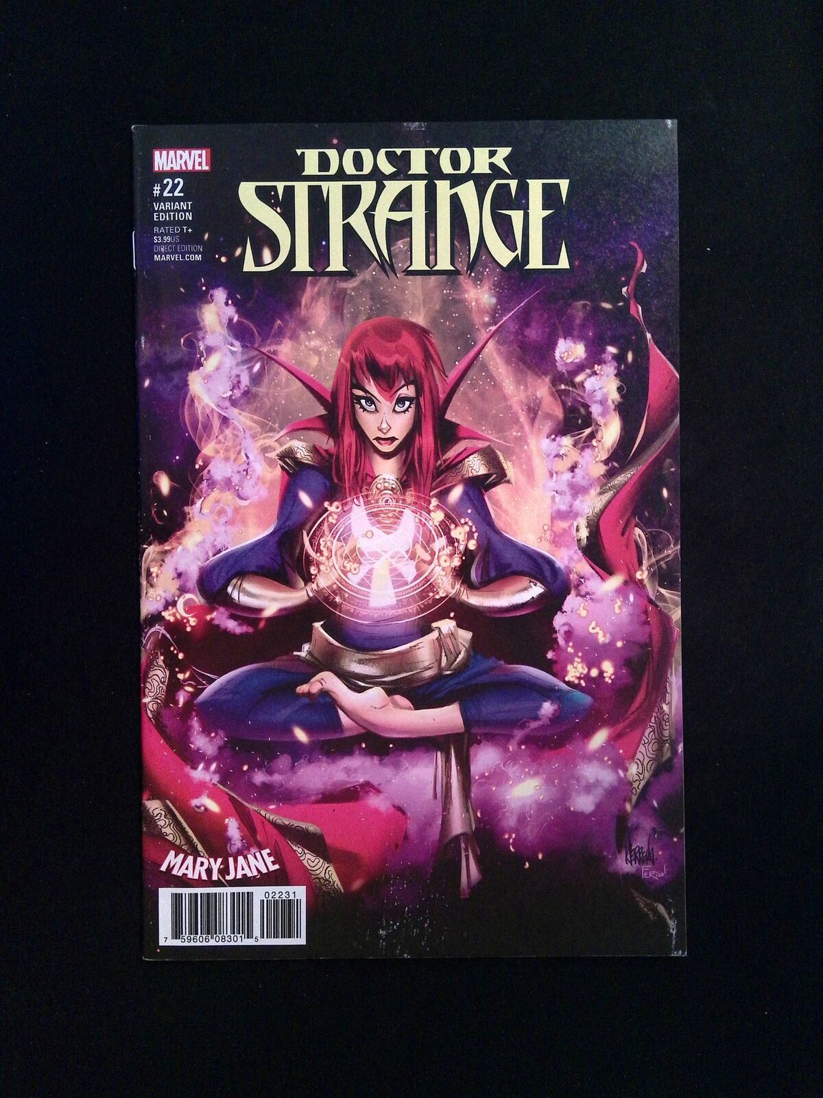 Doctor Strange #22C (5TH SERIES) MARVEL Comics 2017 VF/NM HERRERA VARIANT