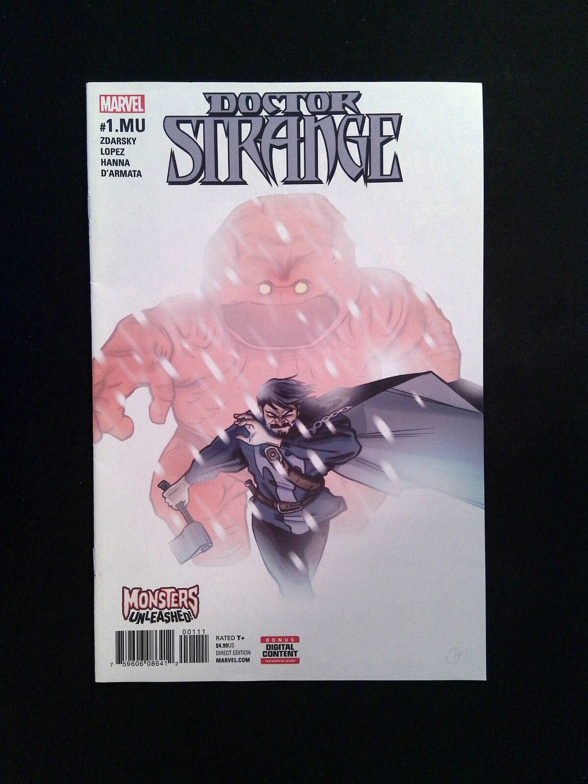 Doctor Strange #1.MUA (5TH SERIES) MARVEL Comics 2017 VF+ ZDARSKY VARIANT