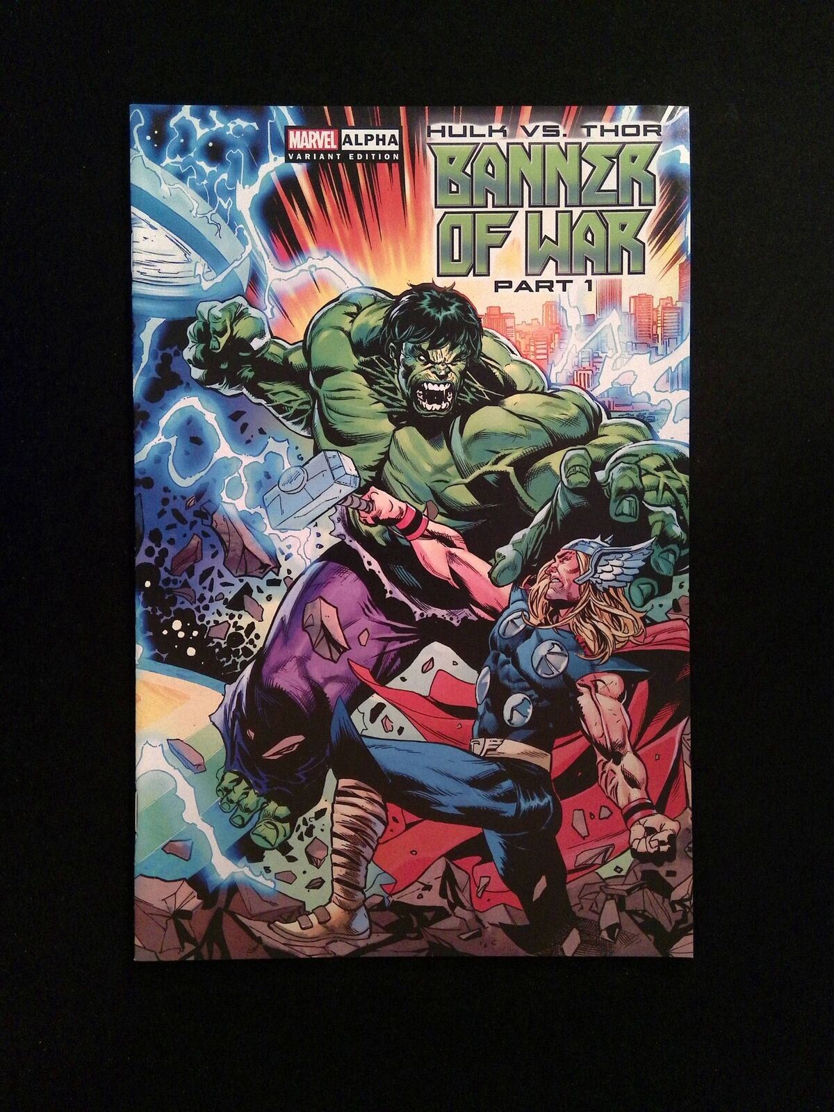 Hulk Vs. Thor Banner Of War Alpha #1D MARVEL Comics 2022 NM SHAW VARIANT