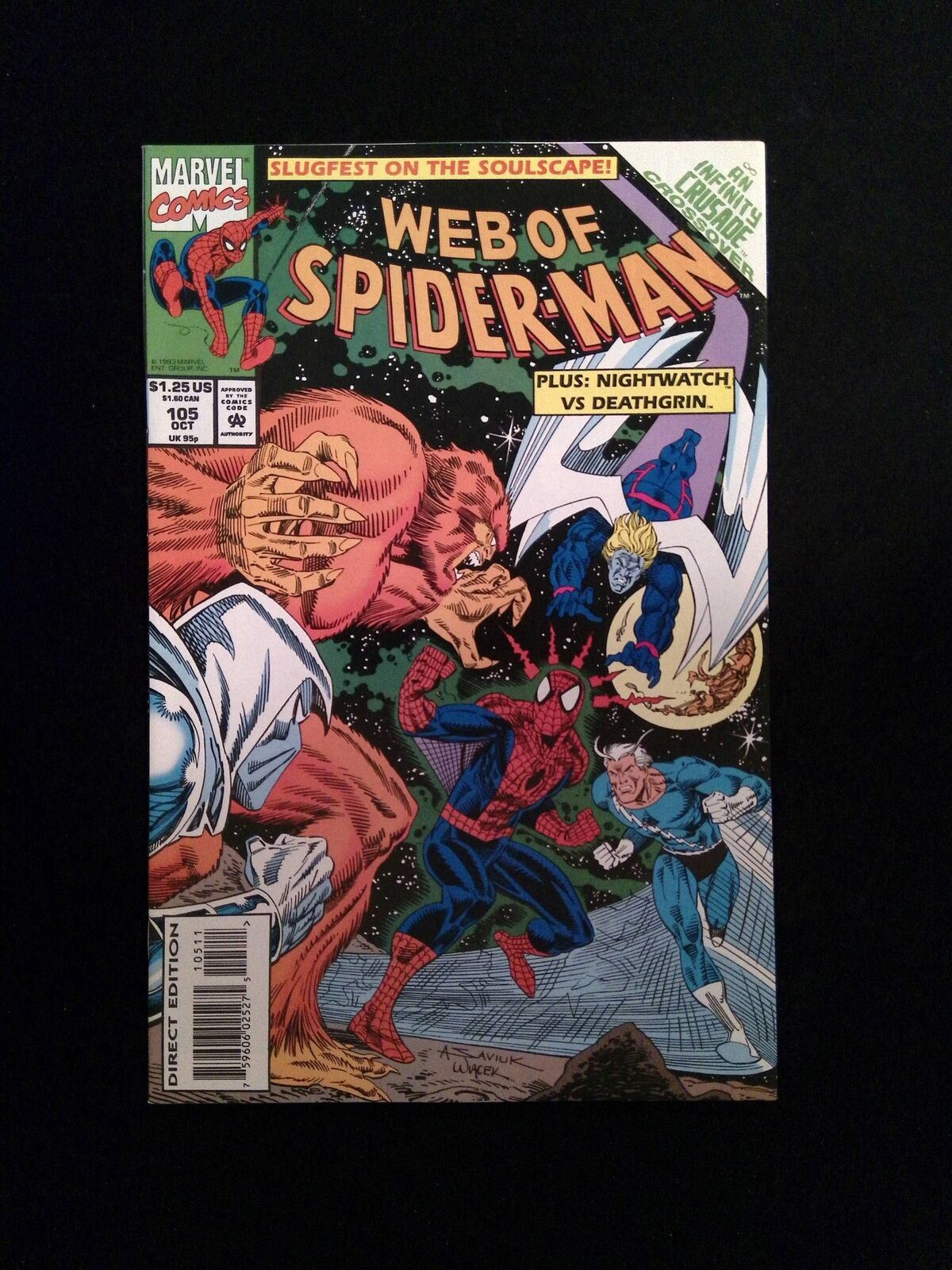 Web of Spider-Man #105 MARVEL Comics 1993 VF/NM