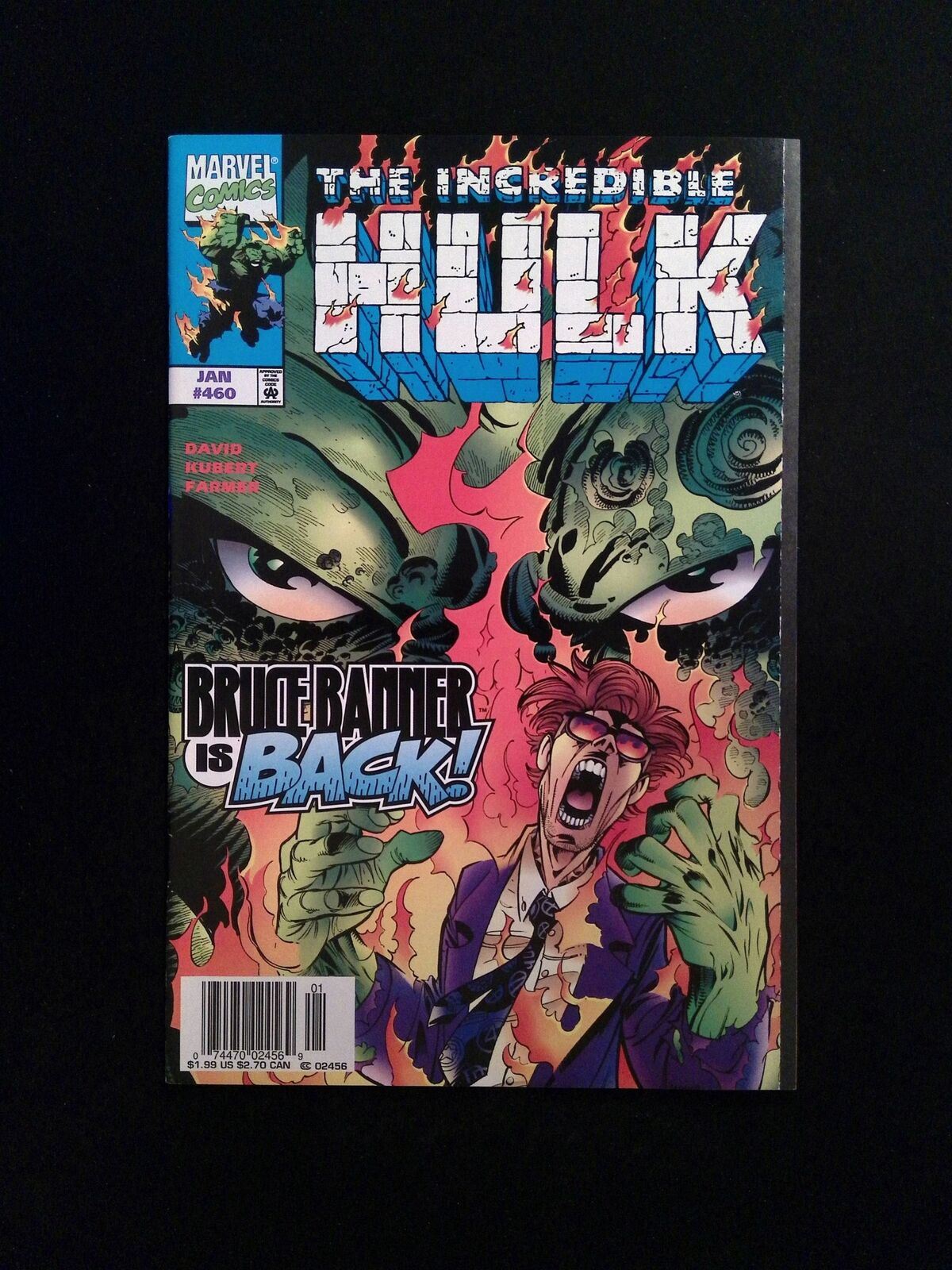 Incredible Hulk #460 MARVEL Comics 1998 VF+ NEWSSTAND