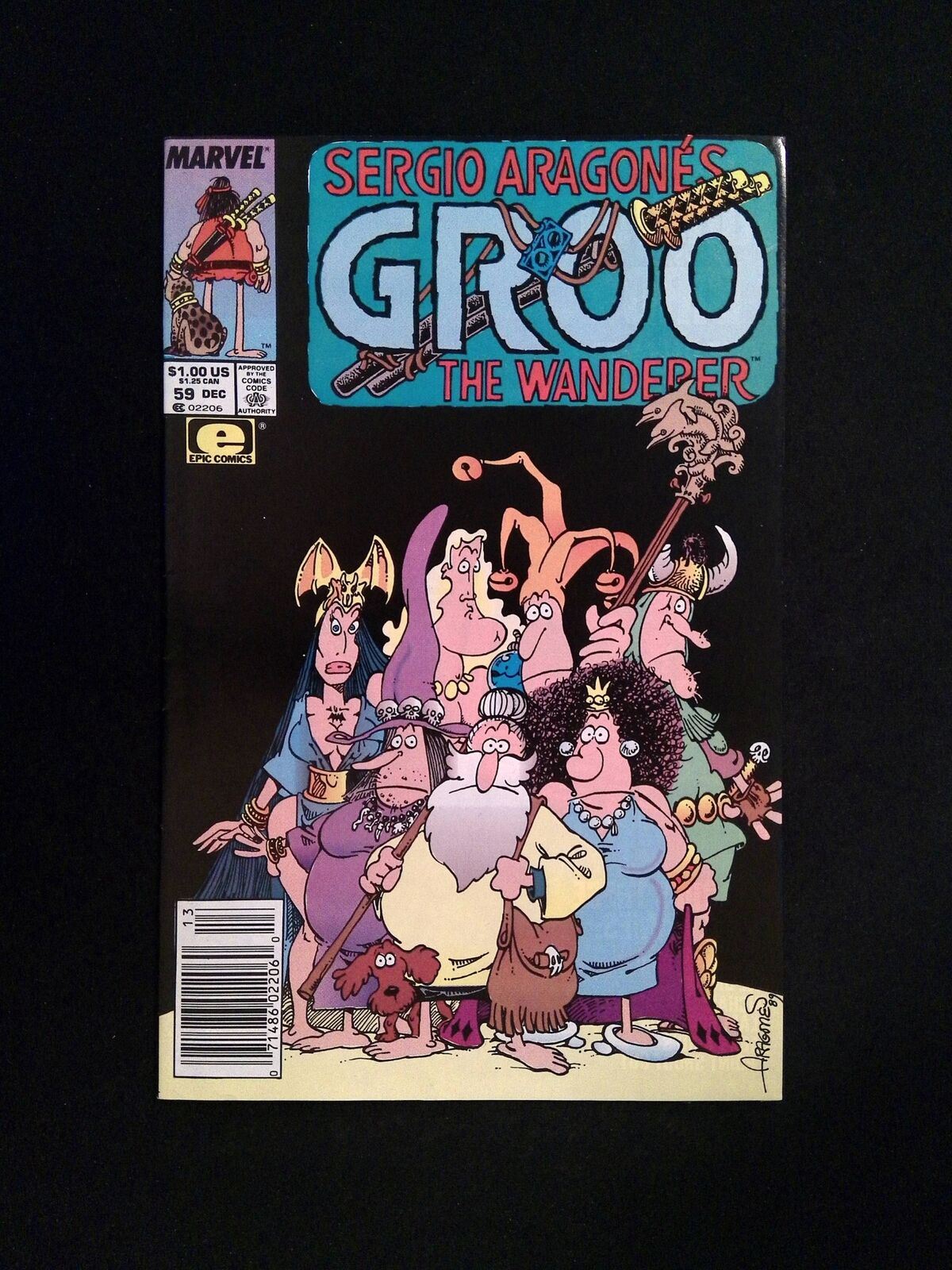 Groo the Wanderer #59 MARVEL Comics 1990 VF+ NEWSSTAND