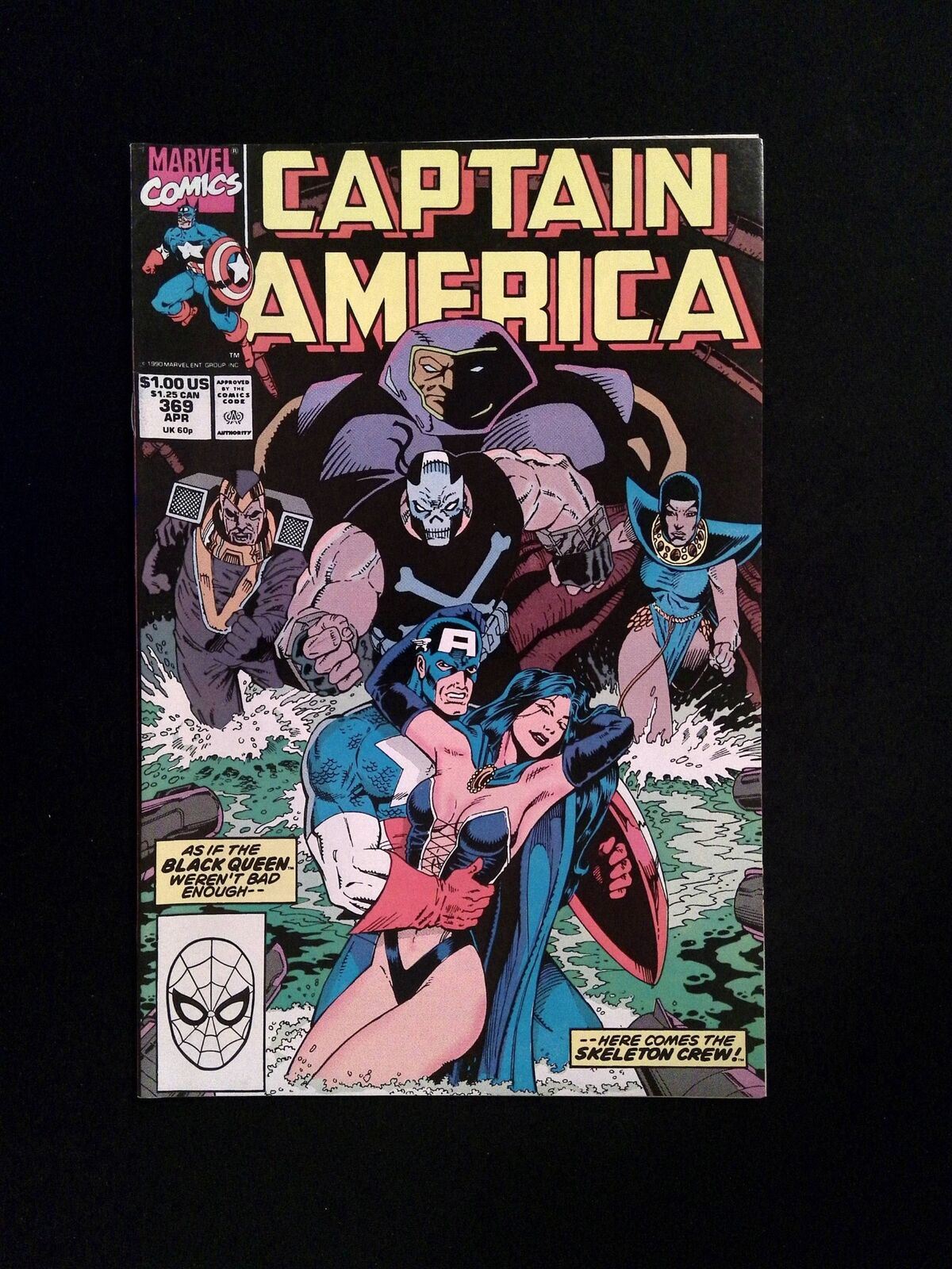 Captain America #369 Marvel Comics 1990 VF+