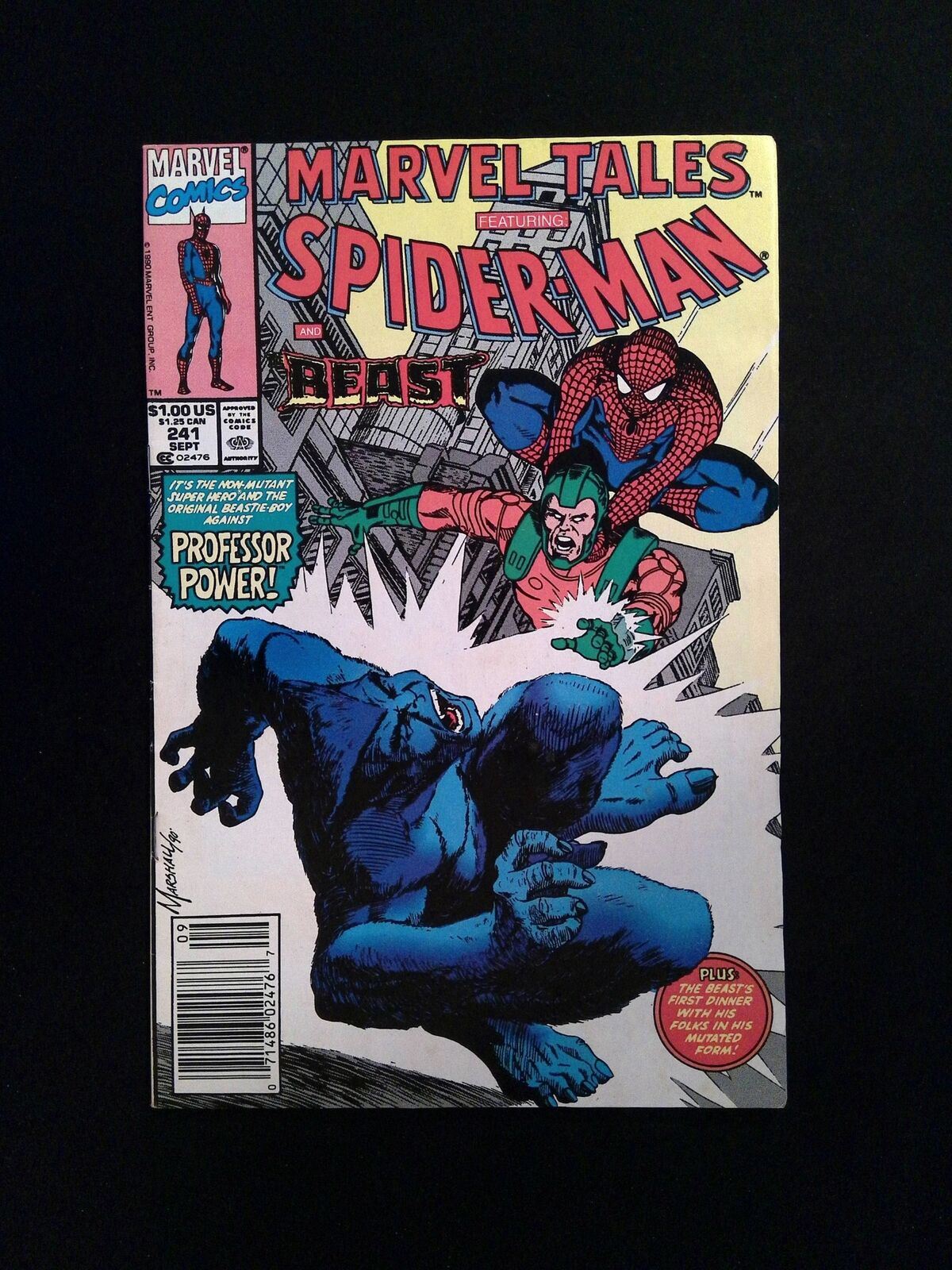 Marvel Tales #241 MARVEL Comics 1990 VF NEWSSTAND