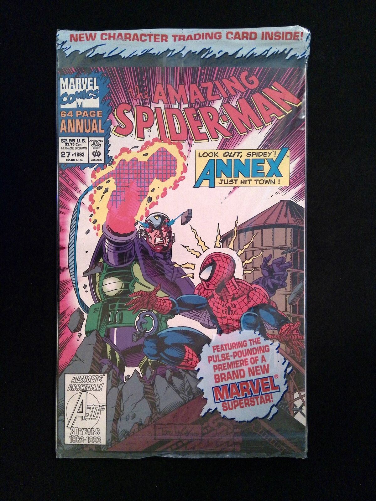 Amazing Spider-Man Annual #27P MARVEL Comics 1993 NM+ VARIANT COVER