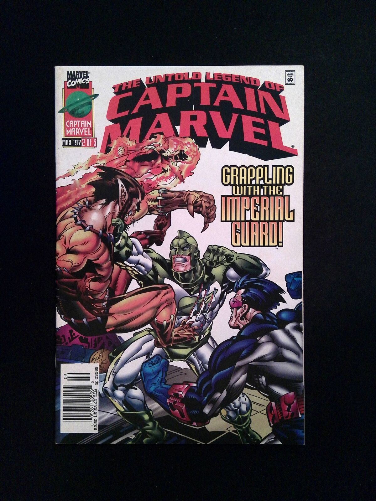 Untold Legend of Captain Marvel #2 MARVEL Comics 1997 VF NEWSSTAND