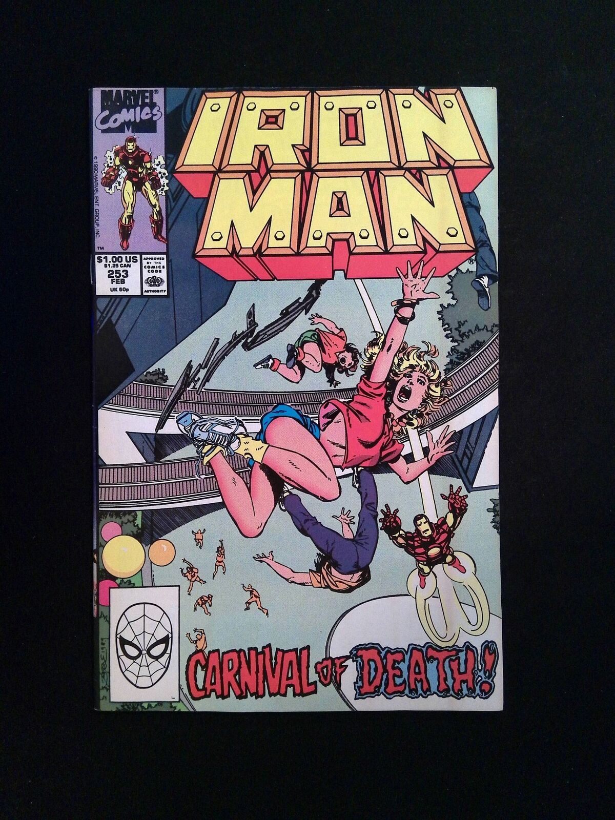 Iron Man #253 Marvel Comics 1990 FN/VF