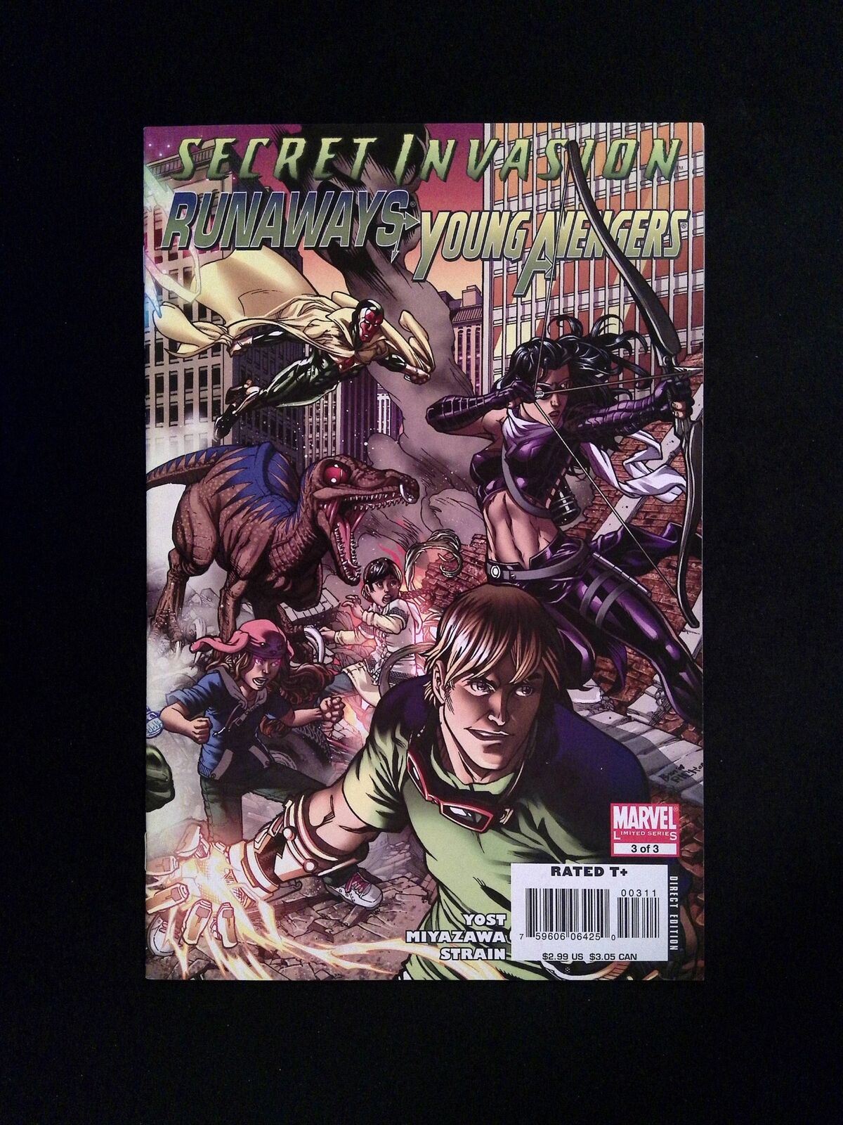 Secret Invasion Runaways Young Avengers #3 Marvel Comics 2008 VF+