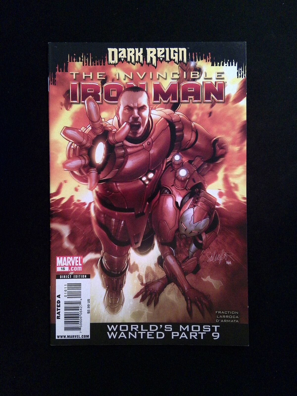 Invincible Iron Man #16 Marvel Comics 2009 VF+