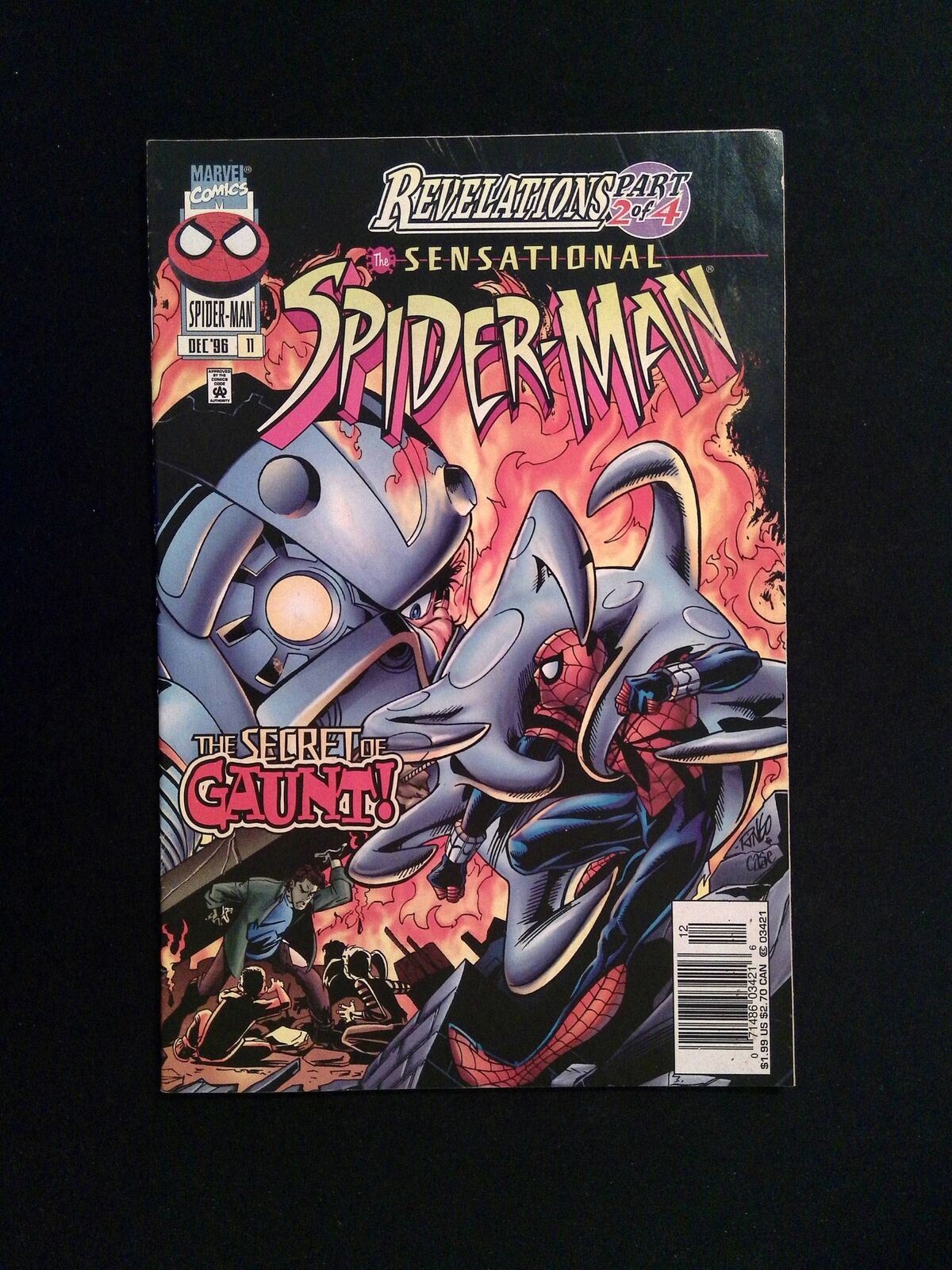 Sensational Spider-Man #11 Marvel Comics 1996 VF Newsstand
