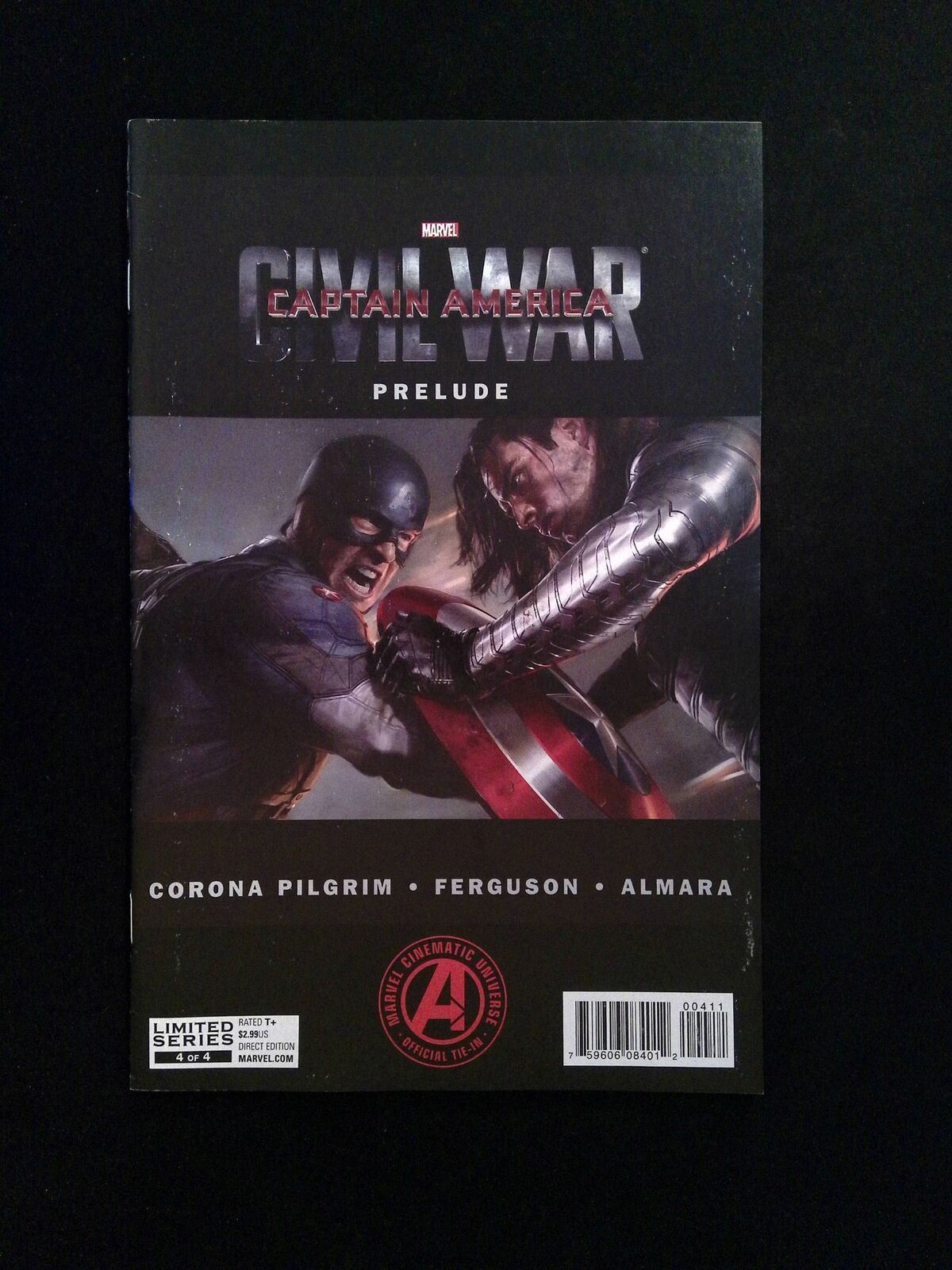 Marvel's Captain America Civil War Prelude #4 MARVEL Comics 2016 VF+
