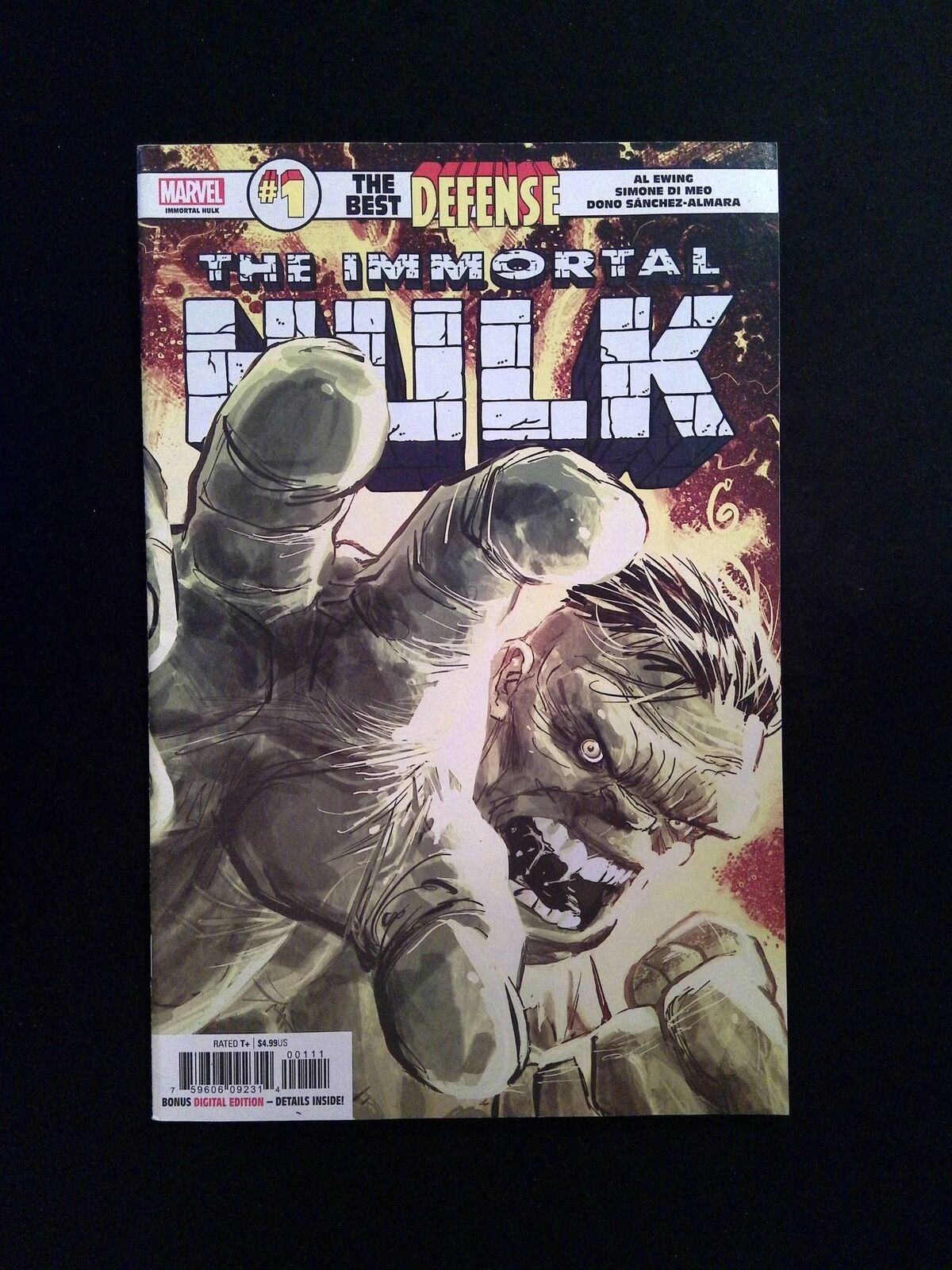 Immortal Hulk: The Best Defense #1 Marvel Comics 2019 VF+