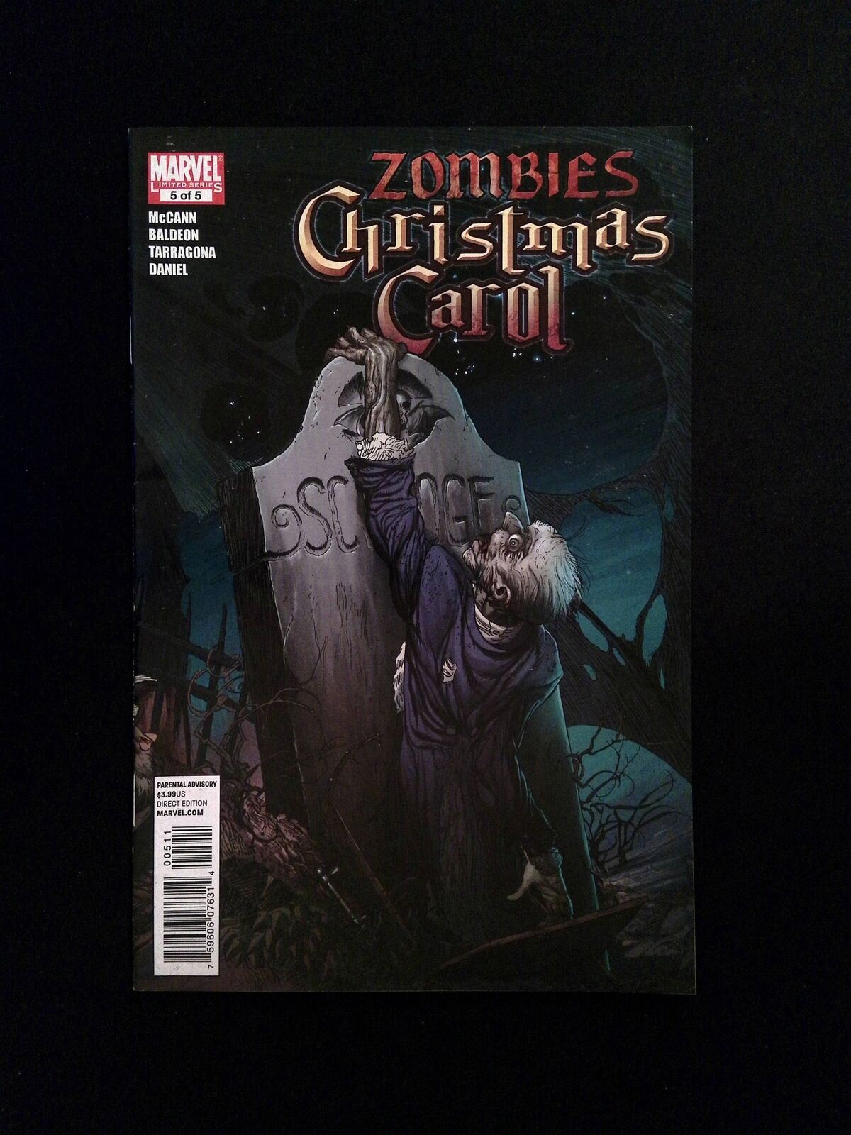 Zombies Christmas Carol #5 MARVEL Comics 2011 VF+