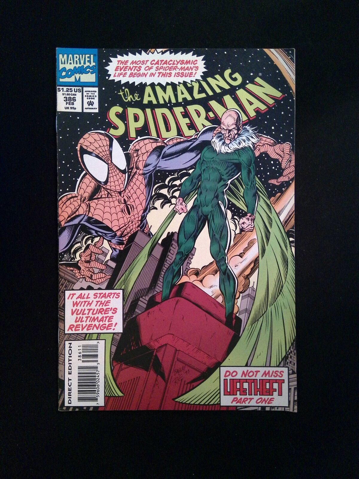 Amazing Spider-Man #386 MARVEL Comics 1994 VF+