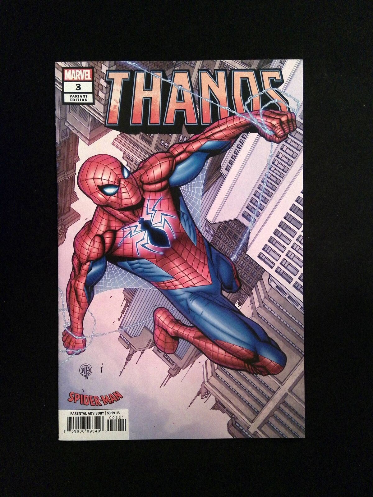 Thanos #3C MARVEL Comics 2019 VF+ OLIVETTI VARIANT