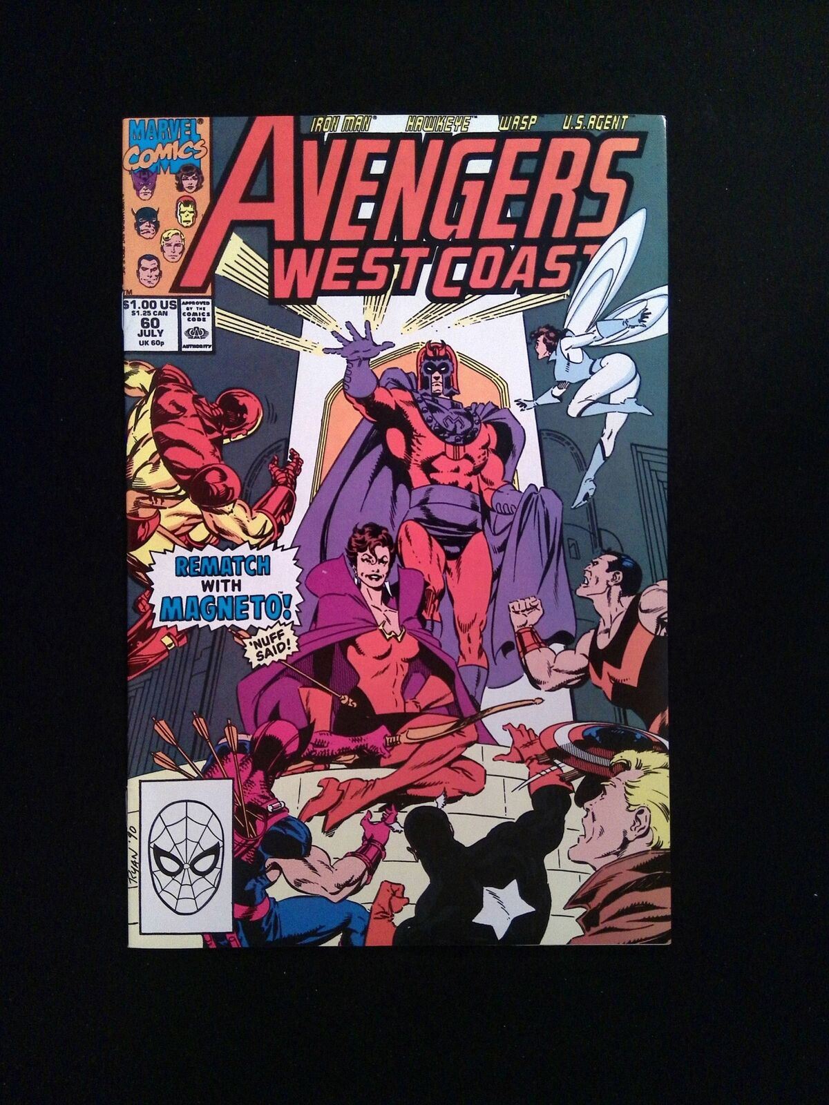 West Coast Avengers #60 MARVEL Comics 1990 VF+