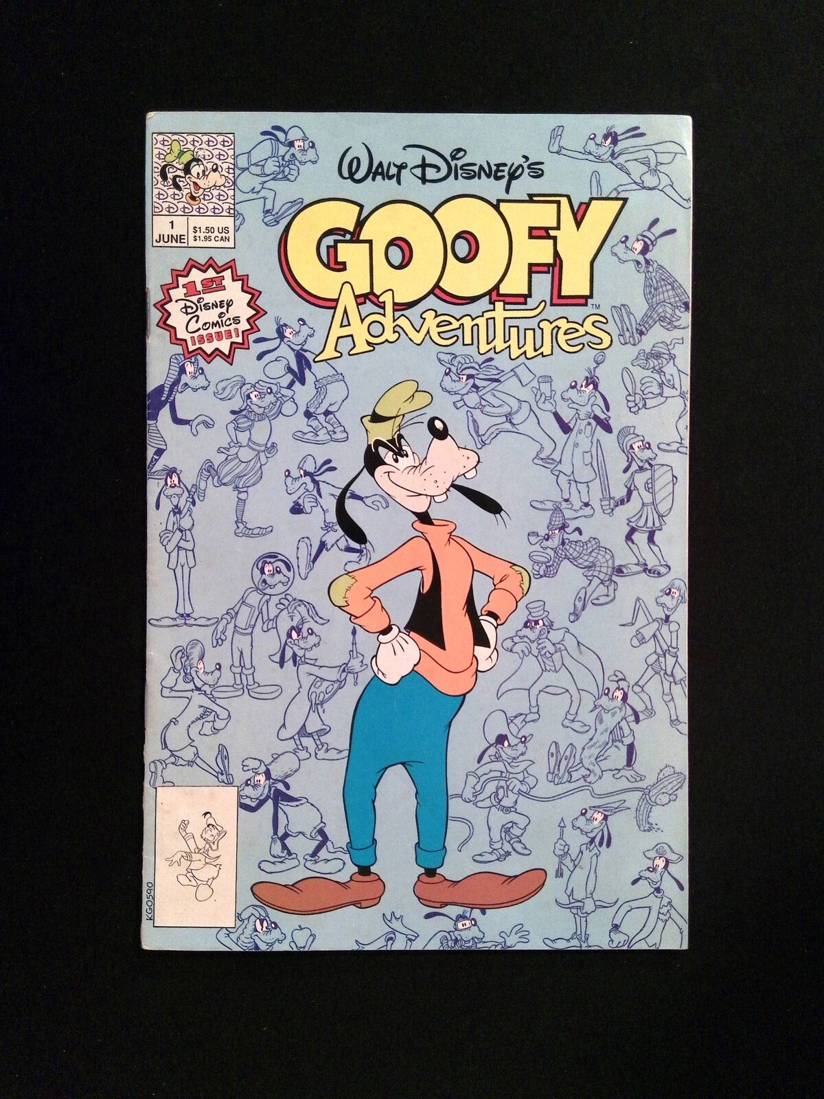 Goofy Adventures #1 WALT DISNEYy Comics 1990 VF-