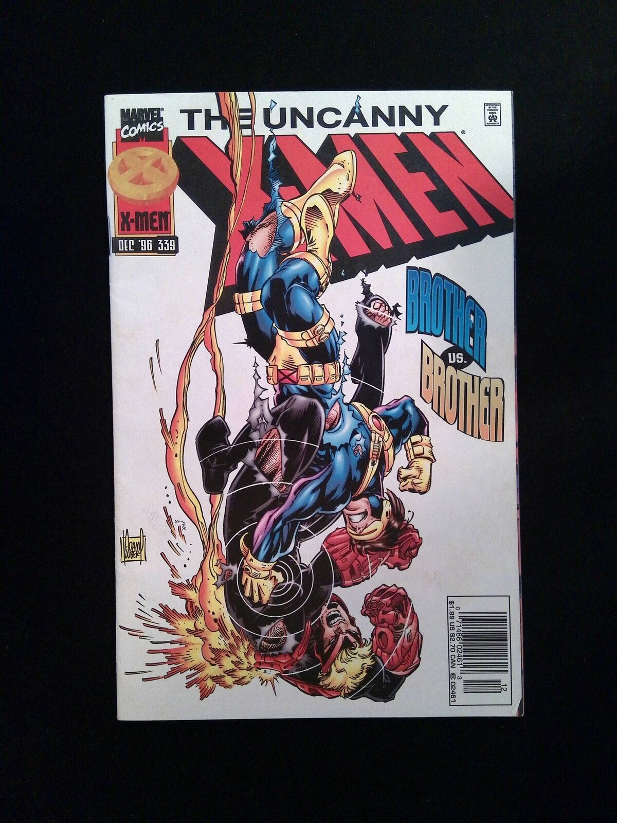 Uncanny X-Men #339 MARVEL Comics 1996 VF NEWSSTAND