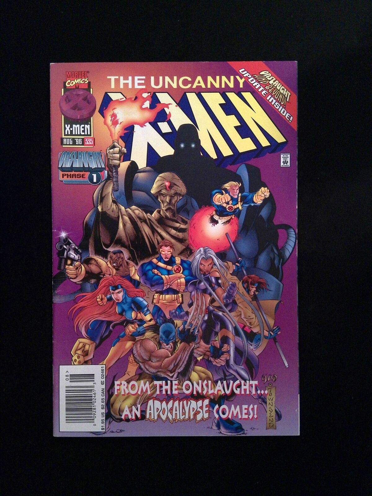 Uncanny X-Men #335 MARVEL Comics 1996 VF NEWSSTAND