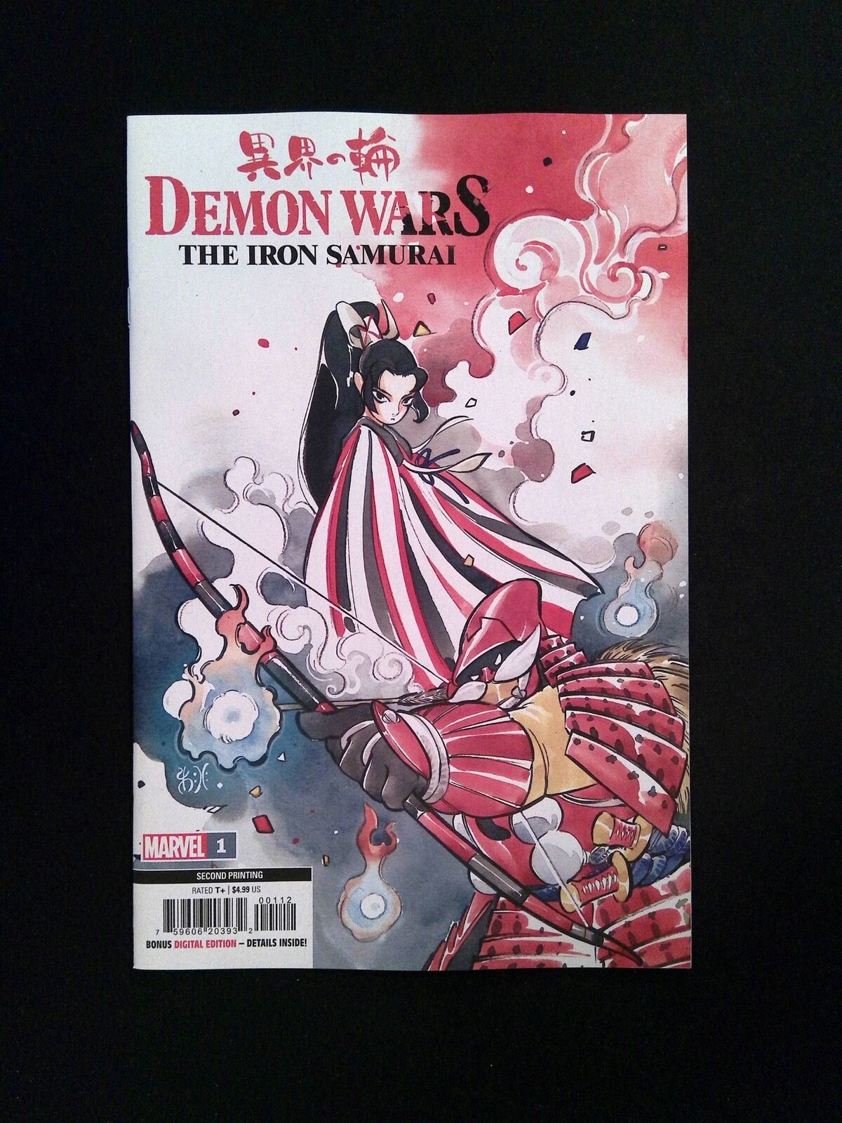 Demon Wars The Iron Samurai #1L Marvel 2022 NM 2nd Print Momoko Variant