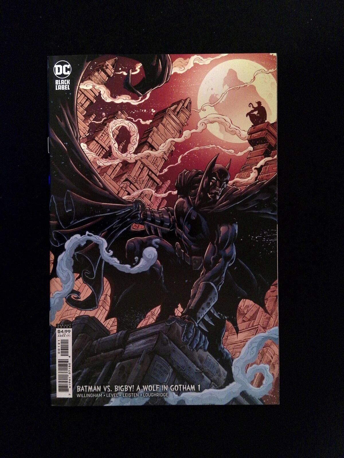 Batman vs. Bigby A Wolf in Gotham #1B DC Comics 2021 NM+ LEVEL LEISTEN VARIANT
