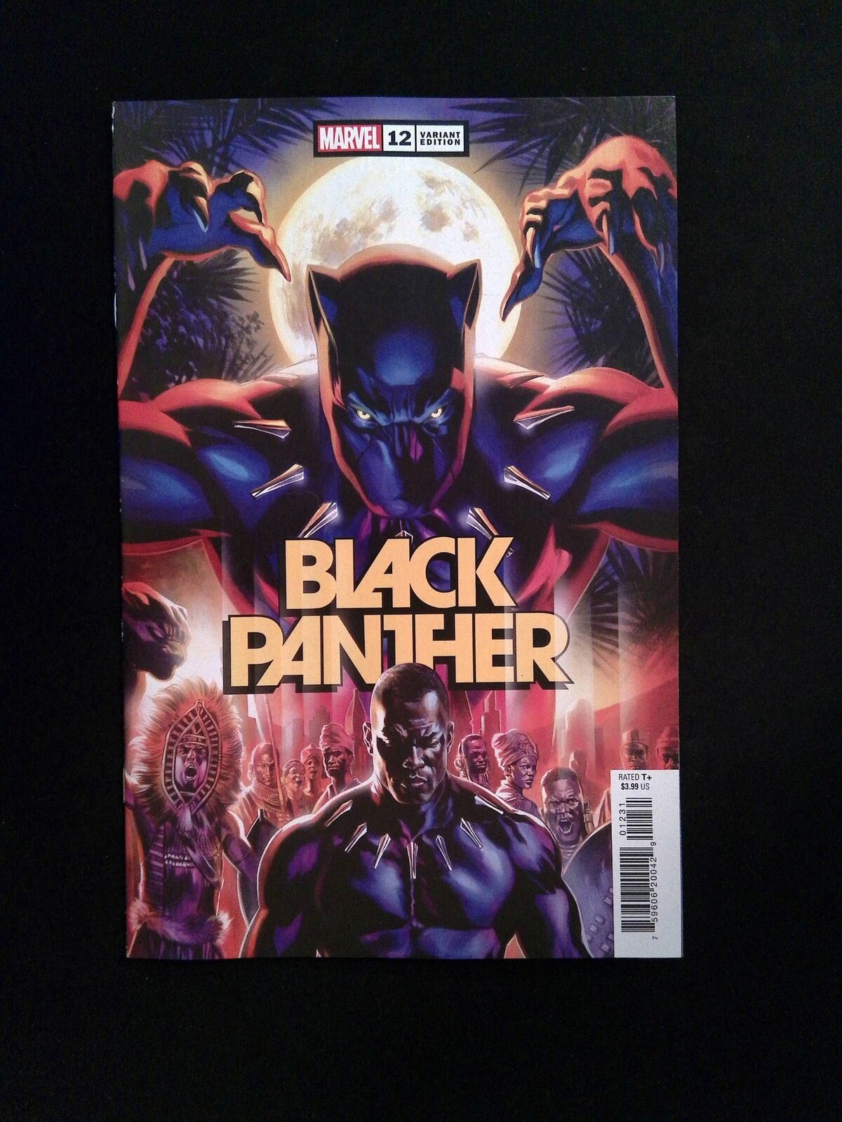 Black Panther #12C (8th Series) Marvel Comics 2022 NM Massafera Variant