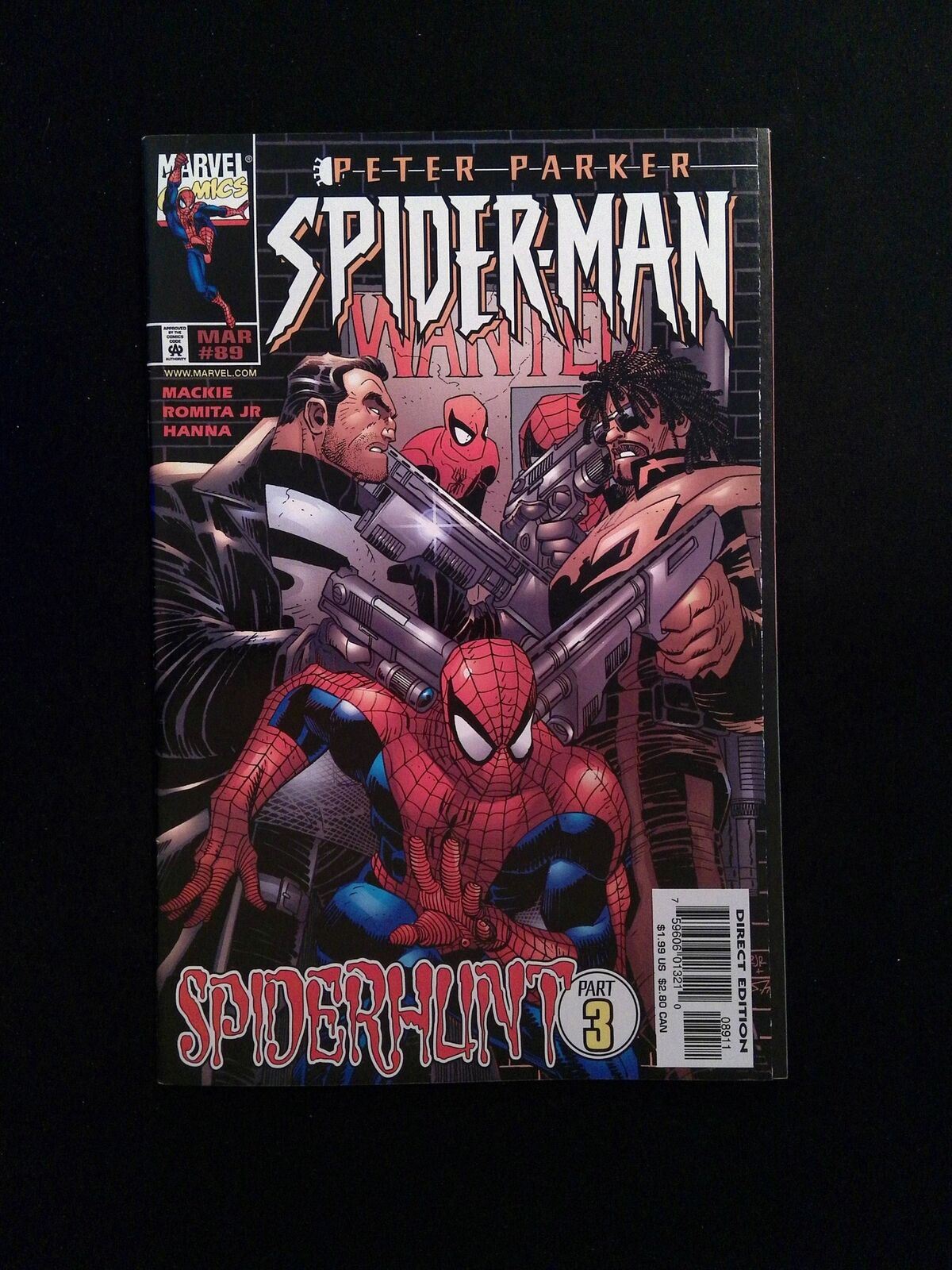 Spider-Man #89B MARVEL Comics 1998 VF+ ROMITA VARIANT
