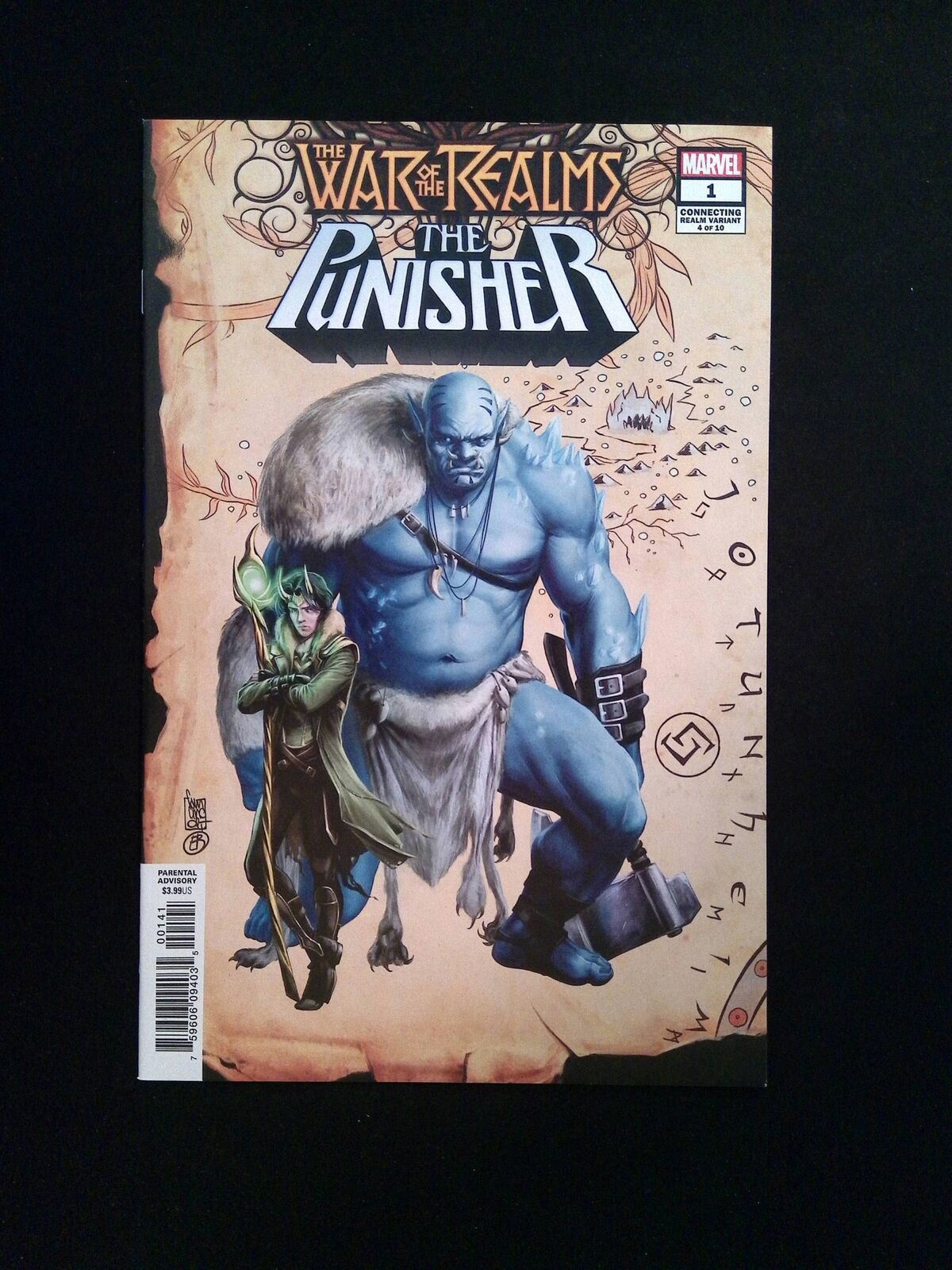 War Of The Realms Punisher #1B Marvel Comics 2019 NM Djurdjevic Variant