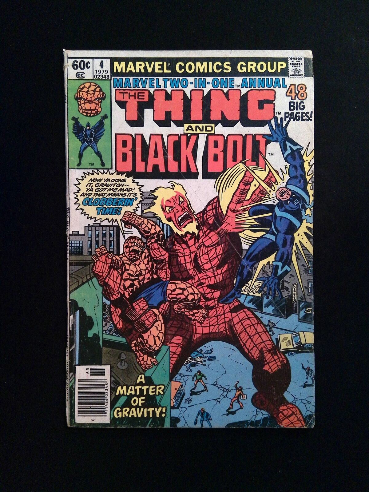 Marvel Two-In-One Annual #4 Marvel Comics 1979 FN Newsstand