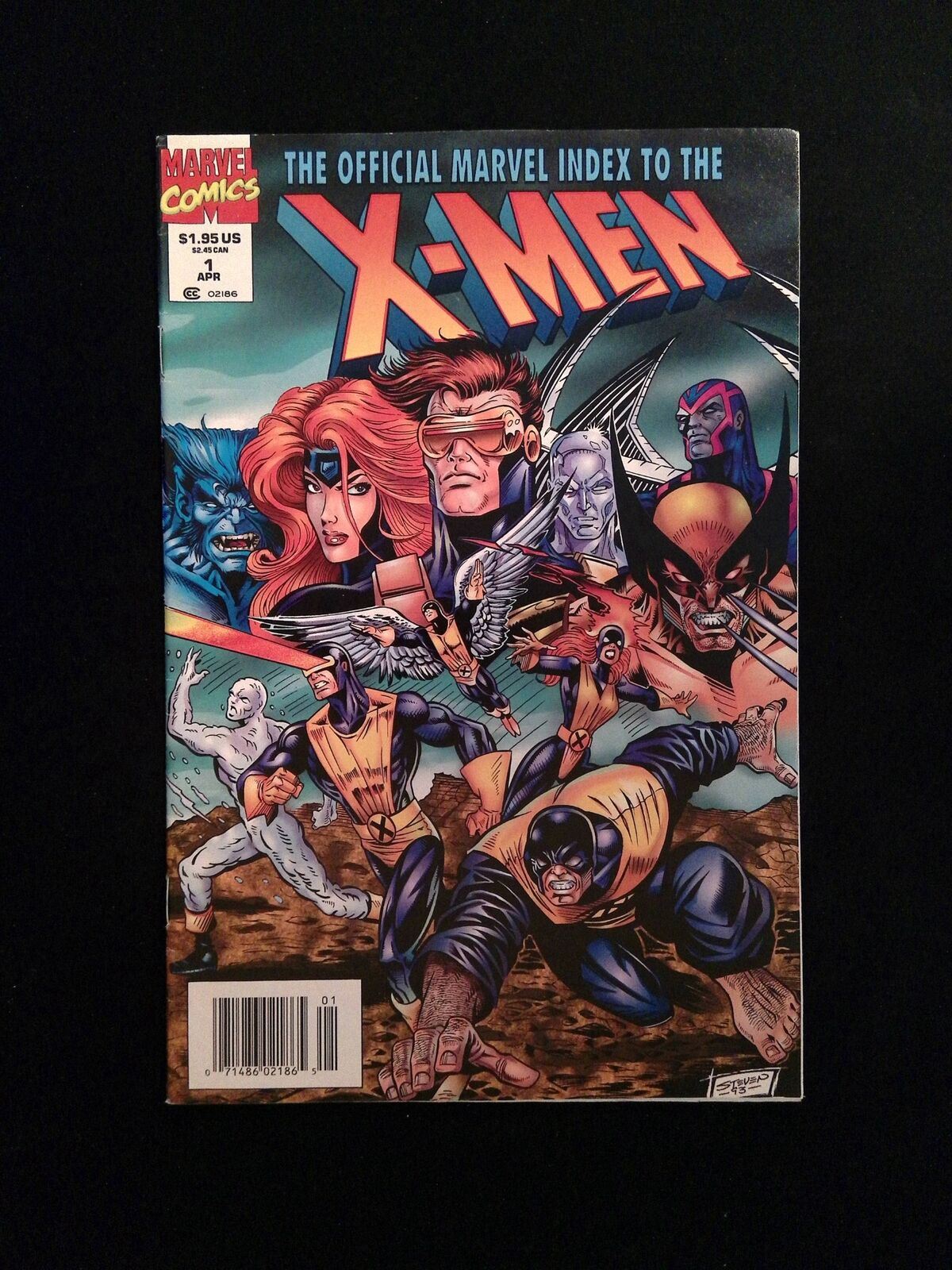 Official Marvel Index To The X-Men #1 Marvel Comics 1994 VF+ Newsstand