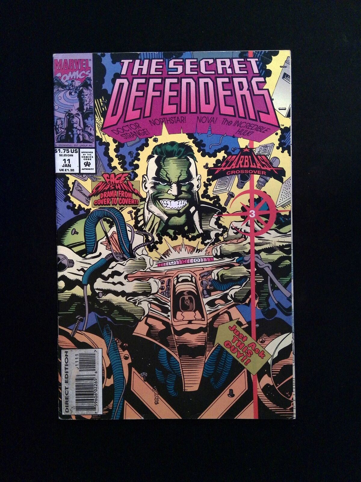 Secret Defenders #11 MARVEL Comics 1994 VF-
