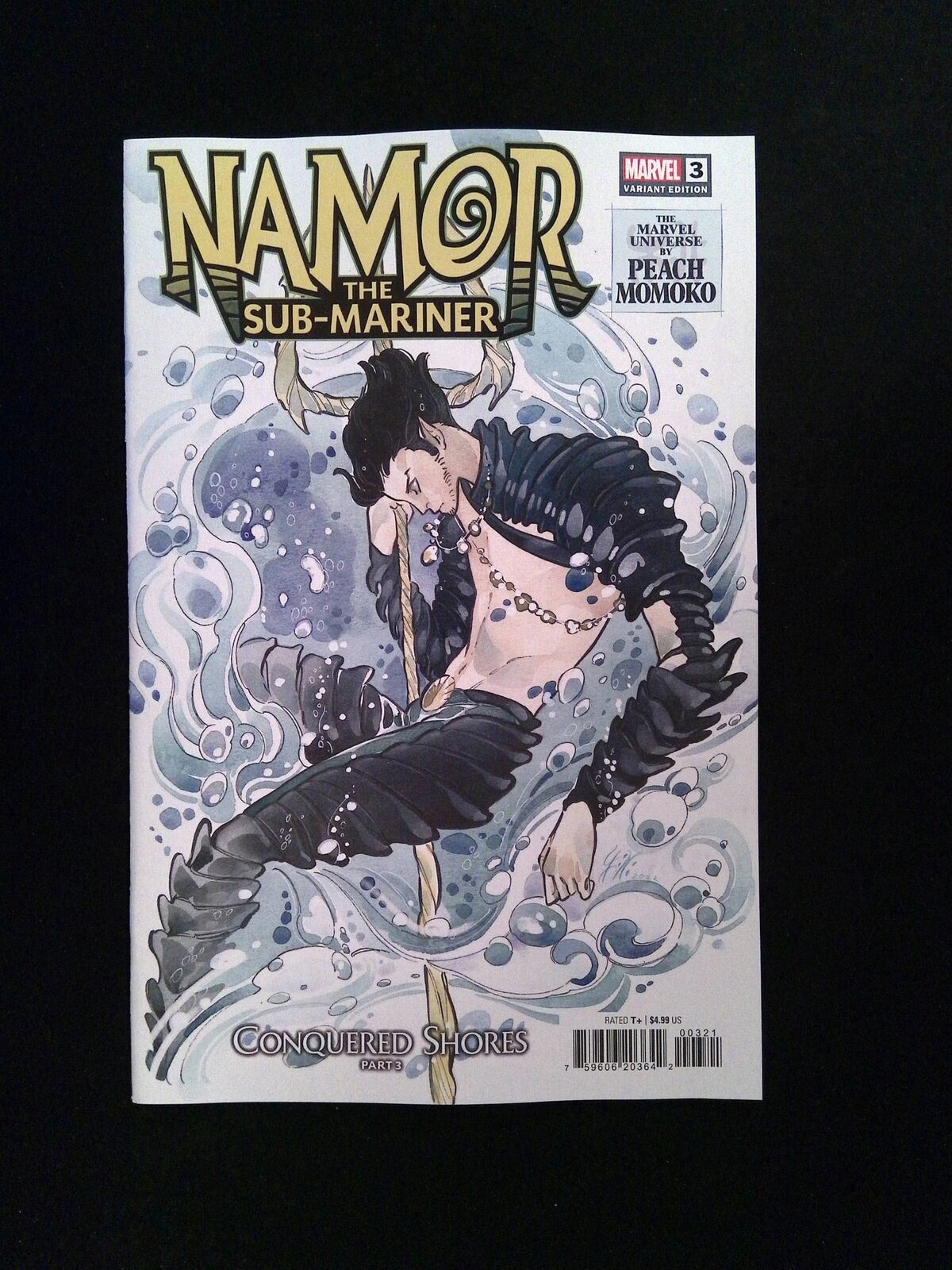 Namor The Submariner #3B Marvel Comics 2023 VF+ Momoko Variant
