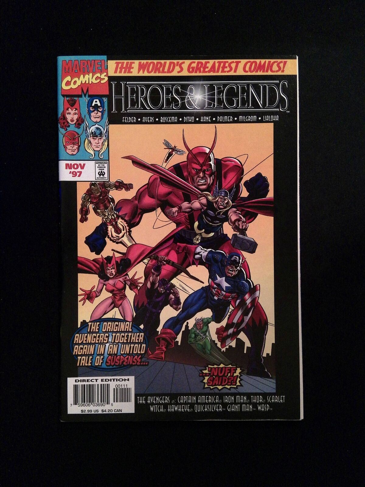 Marvel Heroes And Legends #1 Marvel Comics 1997 VF+