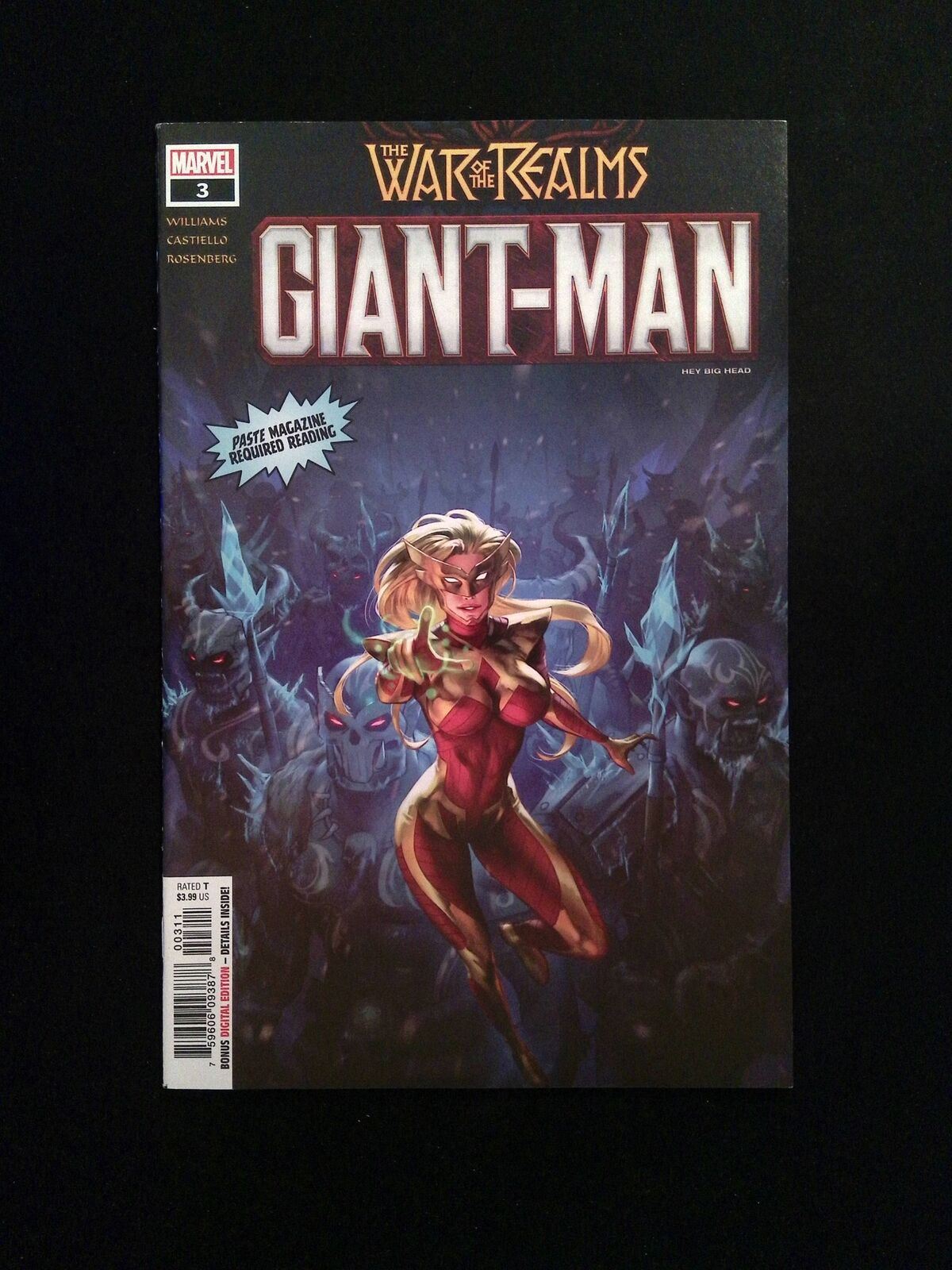 Giant Man War Of The Realms #3 Marvel Comics 2019 VF/NM