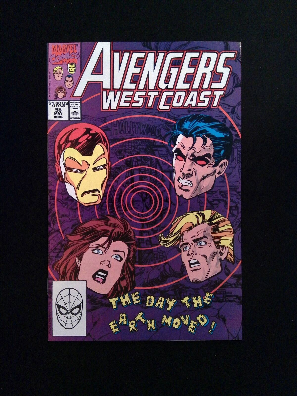West Coast Avengers #58 MARVEL Comics 1990 VF+