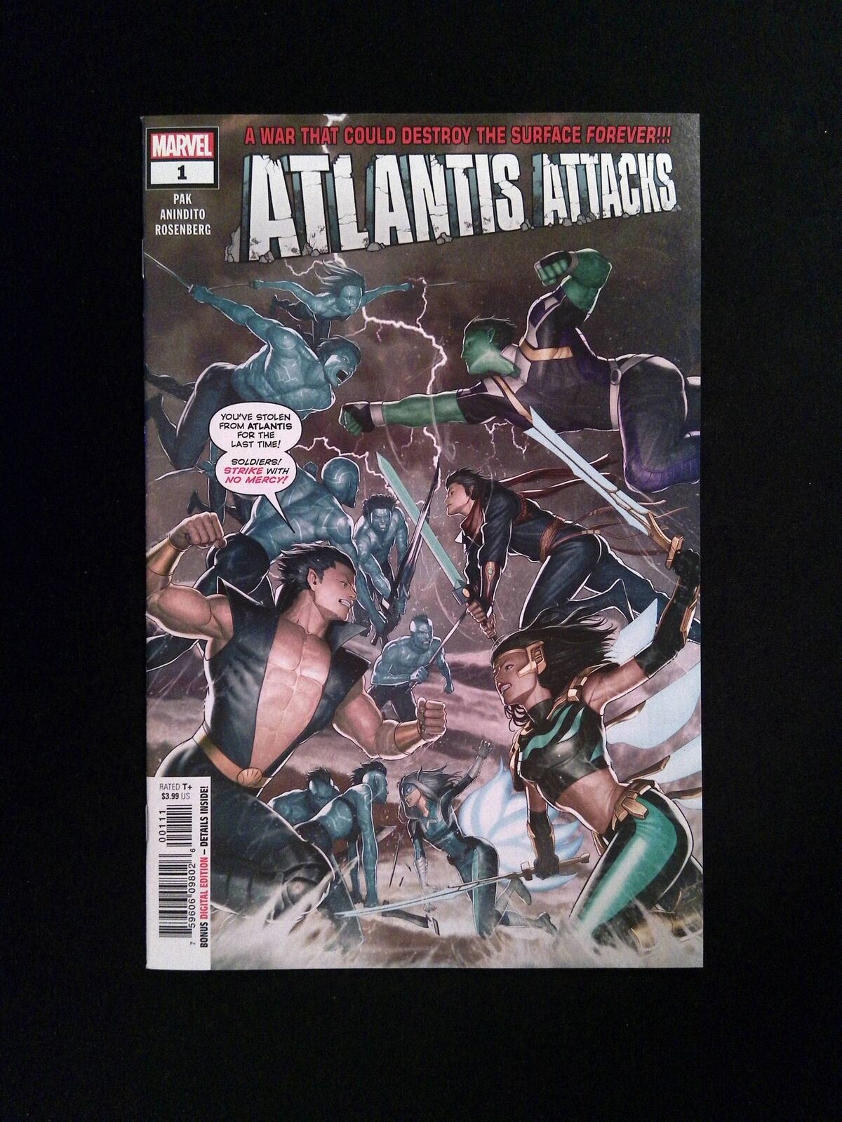 Atlantis Attacks #1A MARVEL Comics 2020 NM