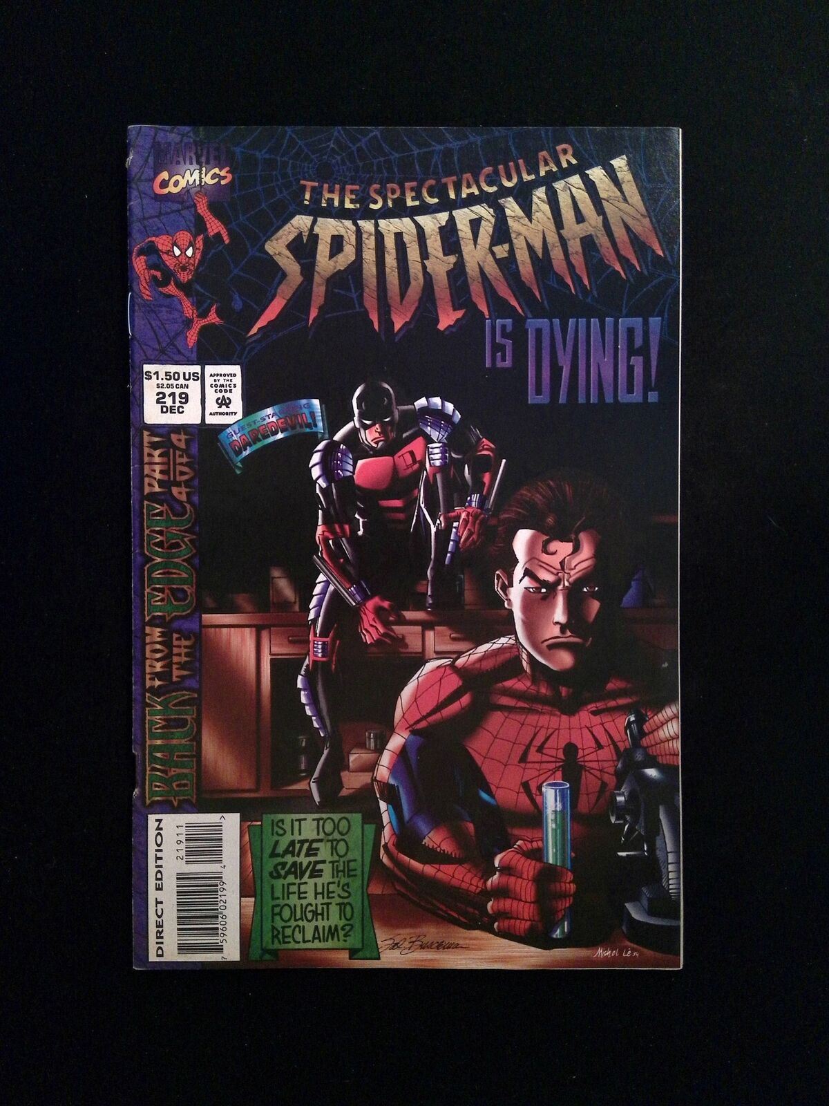 Spectacular Spider-Man #219 MARVEL Comics 1994 VF