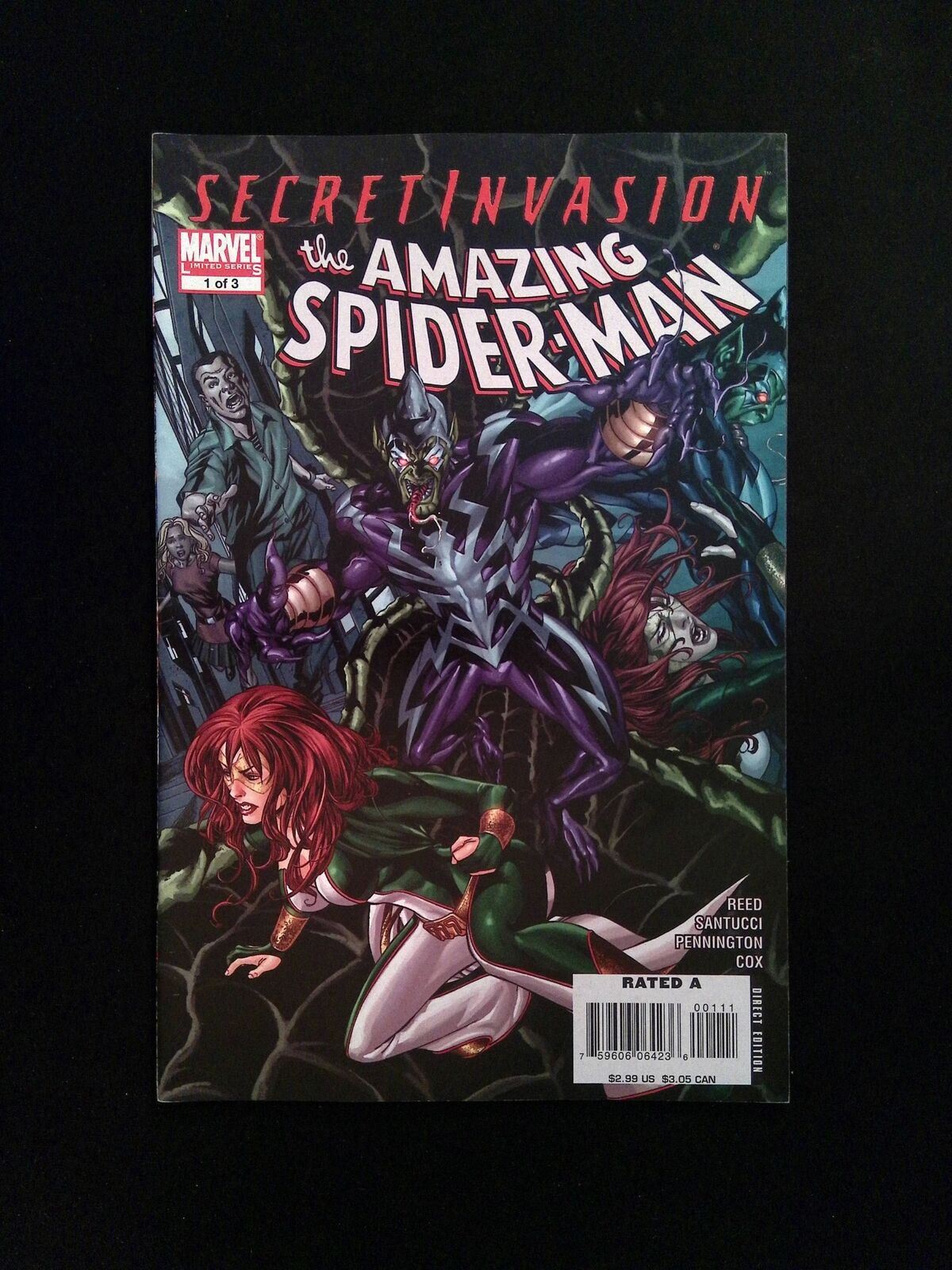 Secret Invasion Amazing Spider-Man #1 MARVEL Comics 2008 NM-