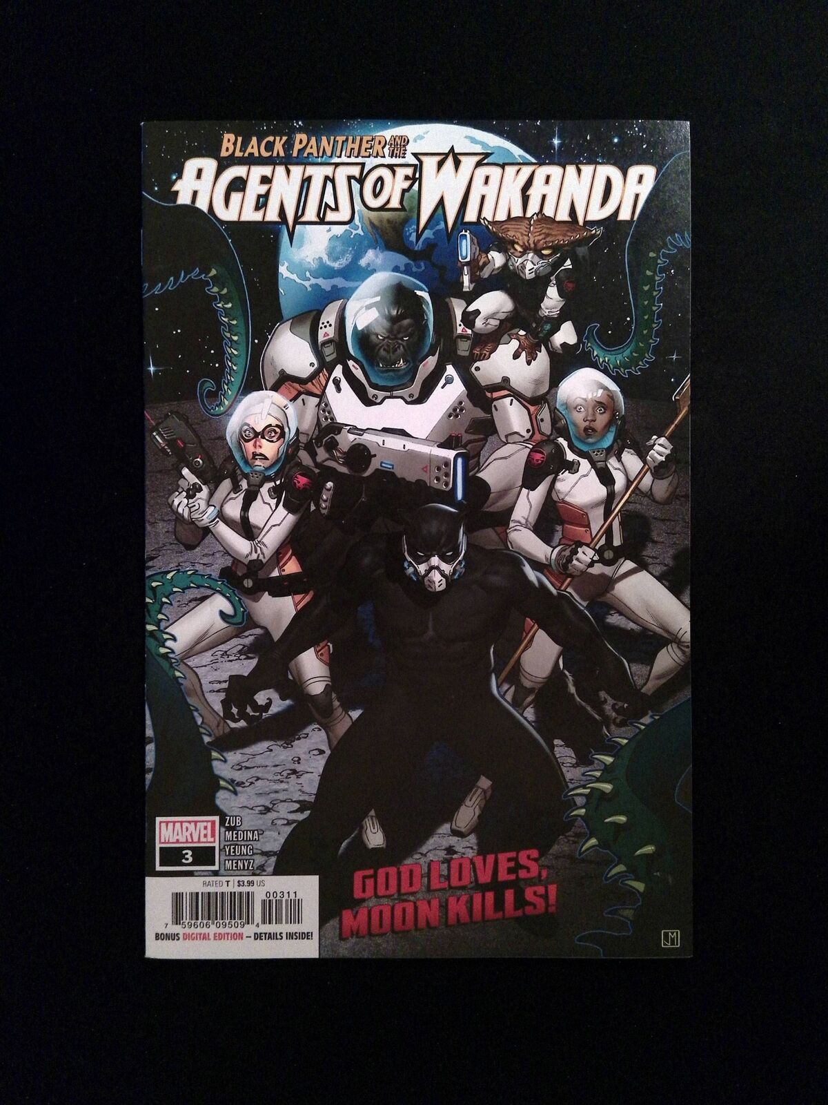 Black Panther And The Agents Of Wakanda #3 MARVEL 2020 VF+ LOPEZ VARIANT