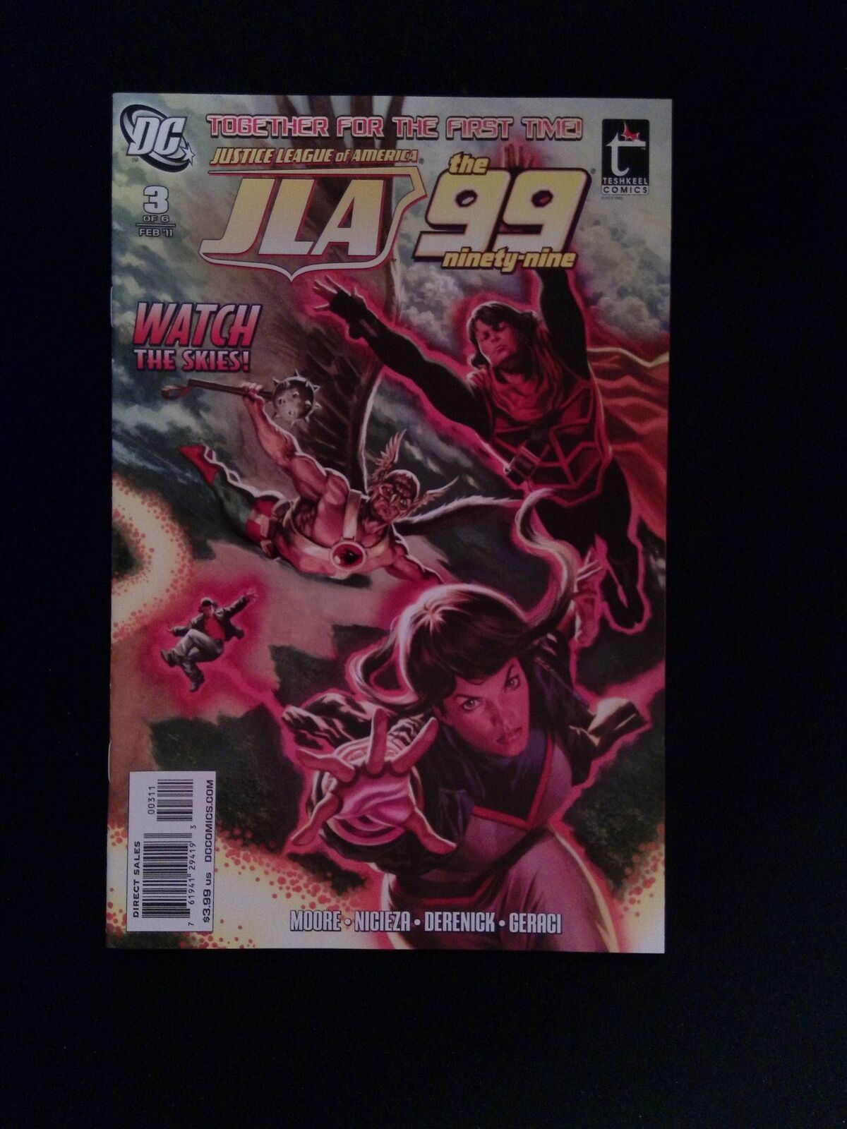 JLA The 99 #3 DC Comics 2011 VF+