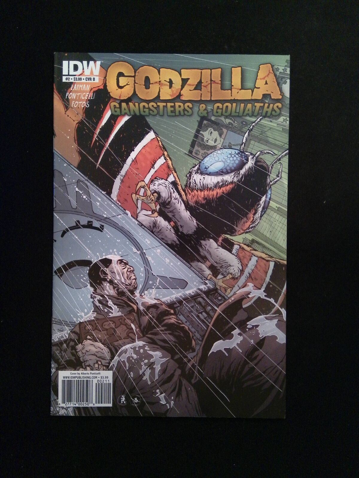 Godzilla Gangsters and Goliaths #2B IDW Comics 2011 NM+