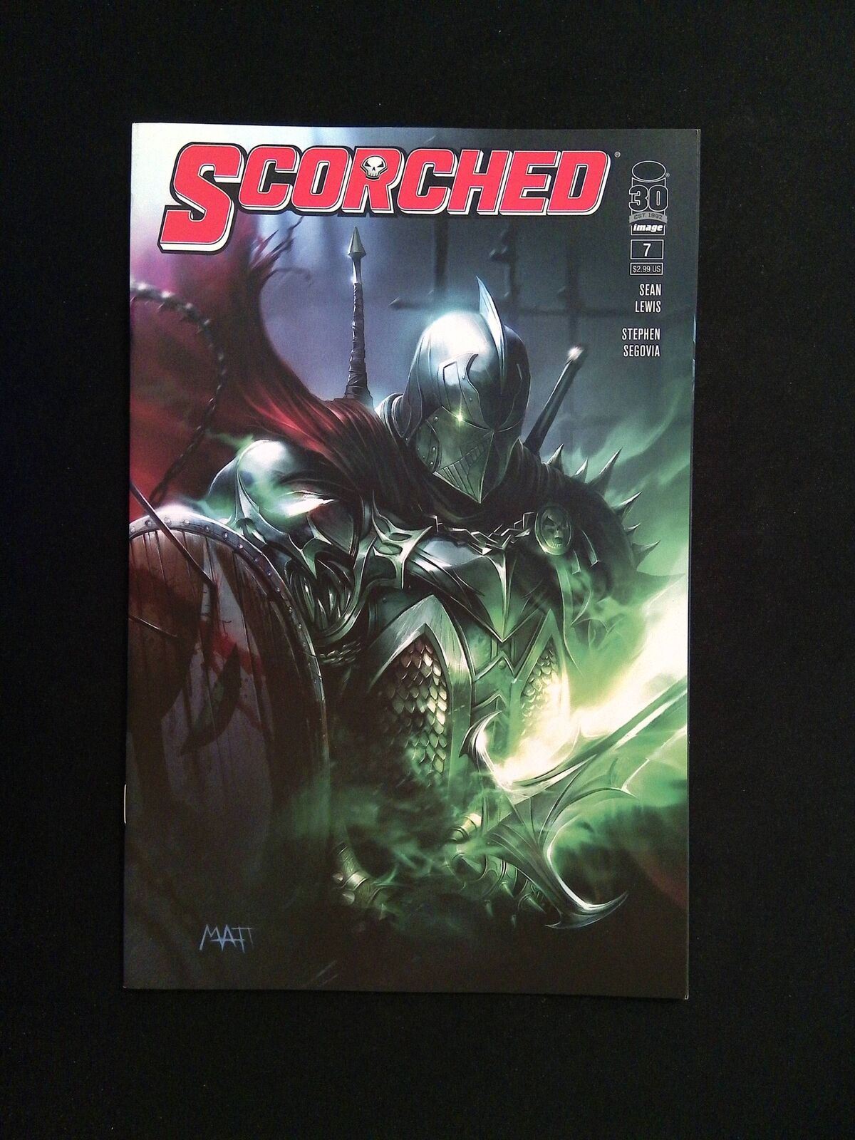 Spawn The Scorched #7B Image Comics 2022 NM+ Mattina Variant