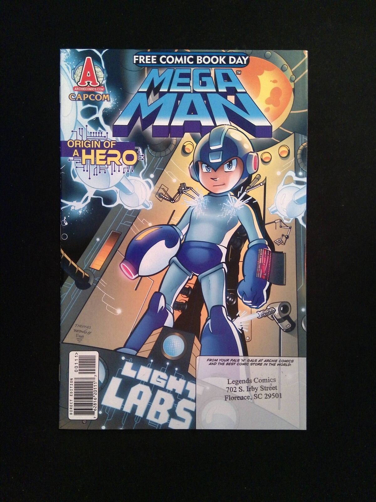 Mega Man #0 Archie Comics 2012 VF/NM FCBD