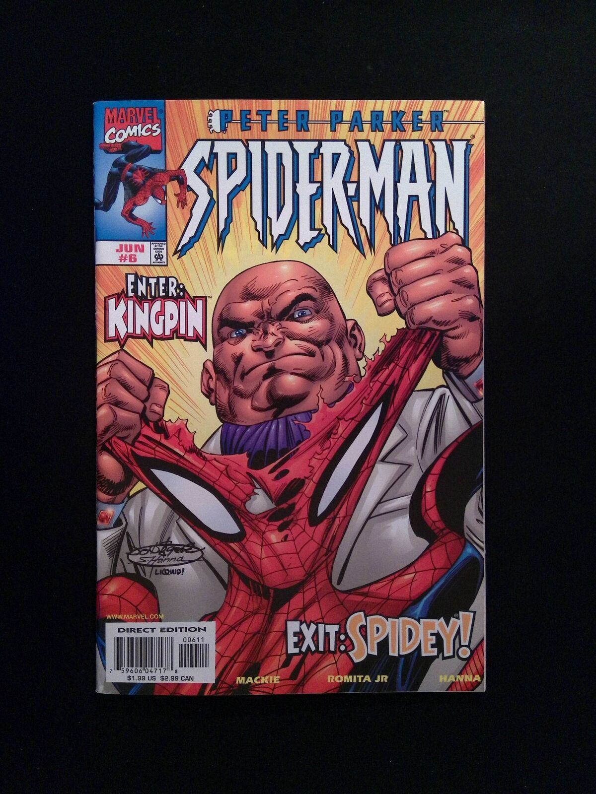Peter Parker Spider-Man #6D Marvel Comics 1999 VF/NM Direct Edition