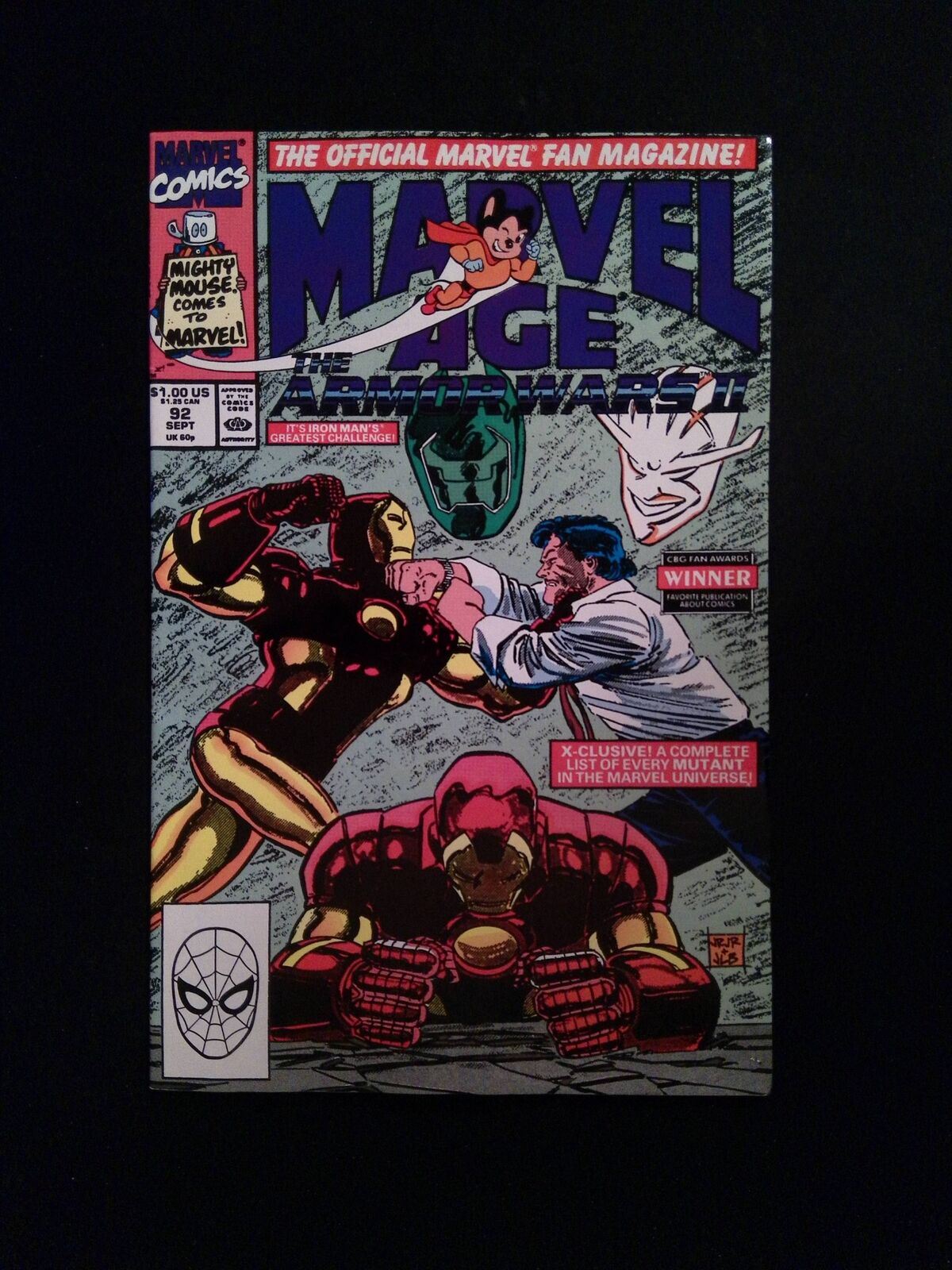 Marvel Age #92 MARVEL Comics 1990 VF+