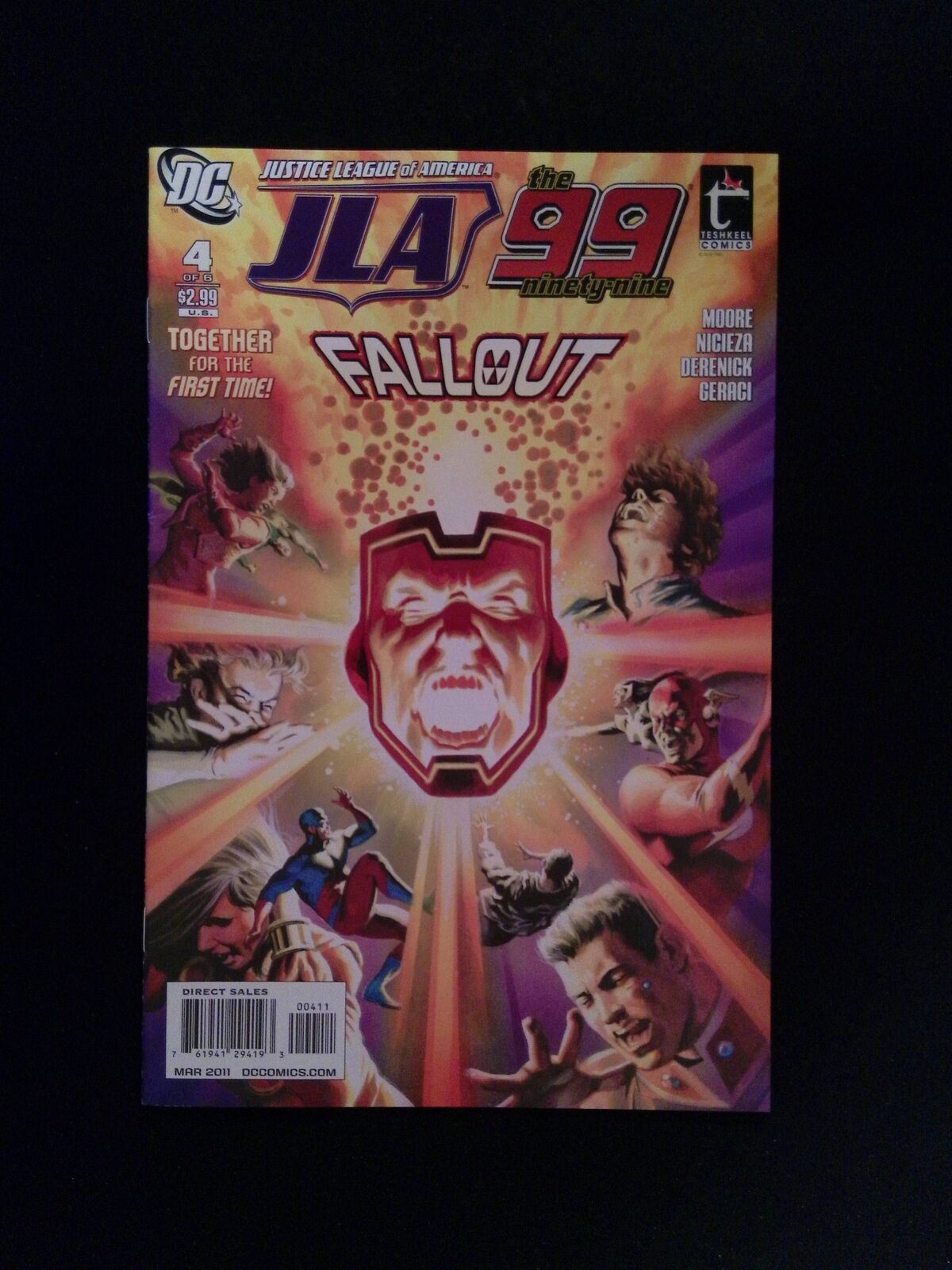 JLA The 99 #4 DC Comics 2011 VF+